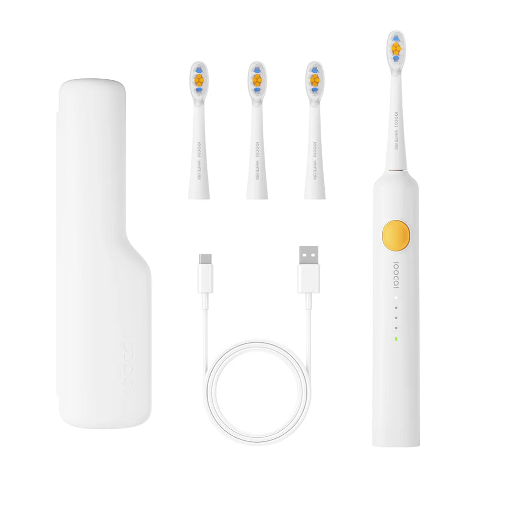 SOOCAS Aura Electric Toothbrush, 1 Year Battery Life Sonic Toothbrush 15x Plaque
