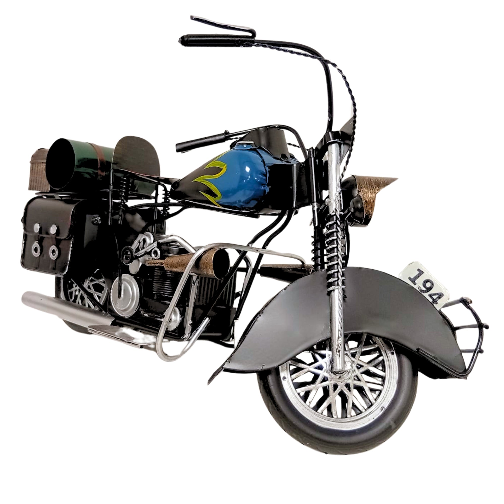 Motorcycle Motorbike Model Collectible Vintage for Home Office Shelf Decor Gift