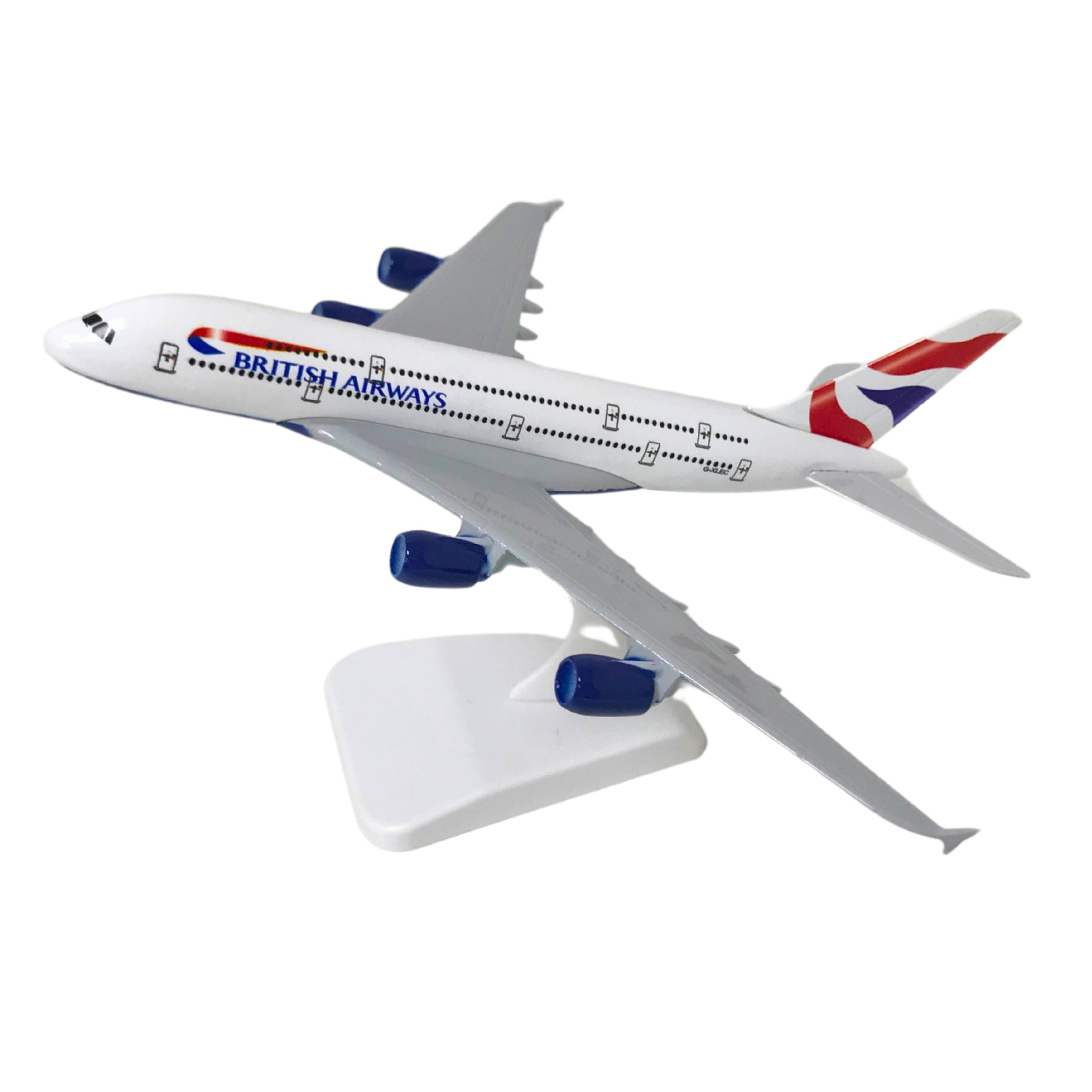 Mini British Airways A380 Model Plane – 21 x 18cm - Chame LTD