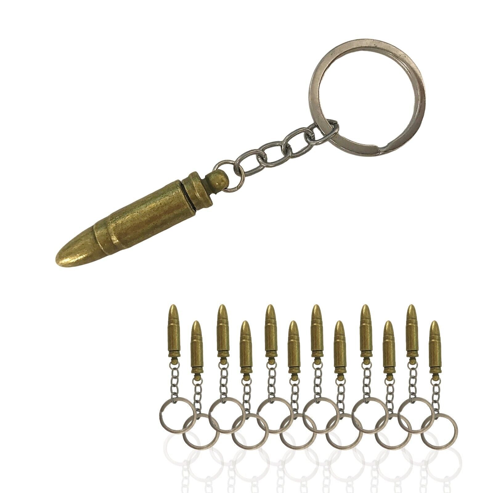 Realistic Bullet Keyring Pill Holder Christmas Gift Party Bag Filler Pack