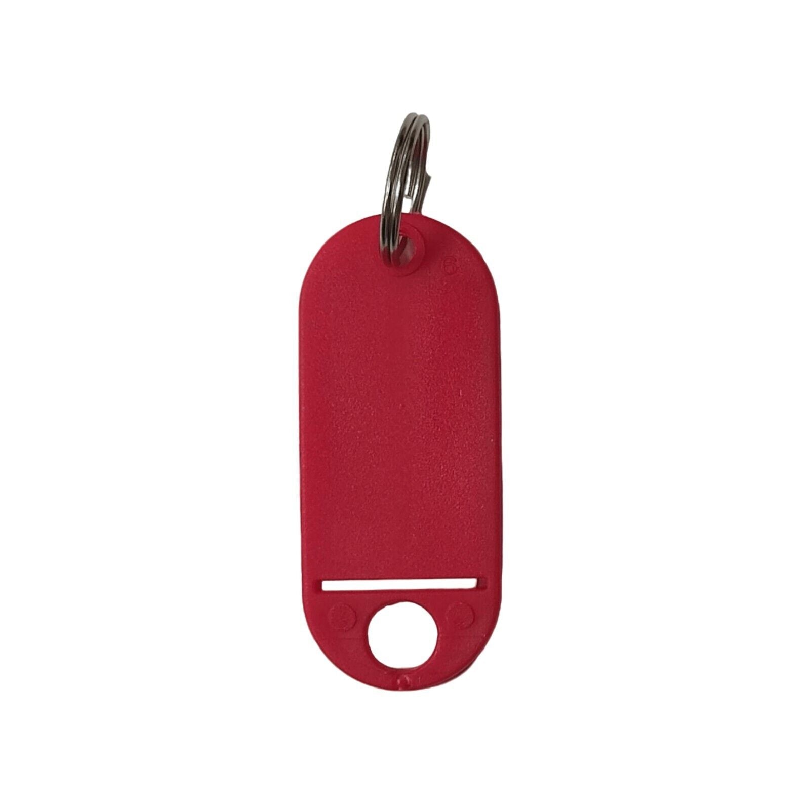 50 x Name Tag Keyring Assorted Colours for Car House Bag Key Identifier Label