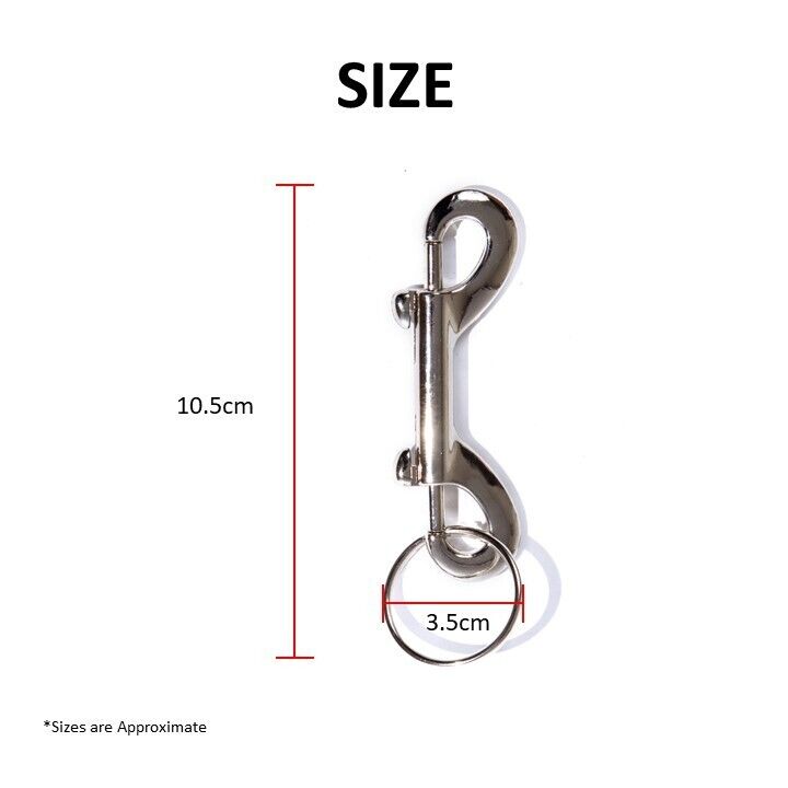 12 Pack Hipster Lobster Keyring Clasps - Double-Sided Snap Hooks Key Organiser