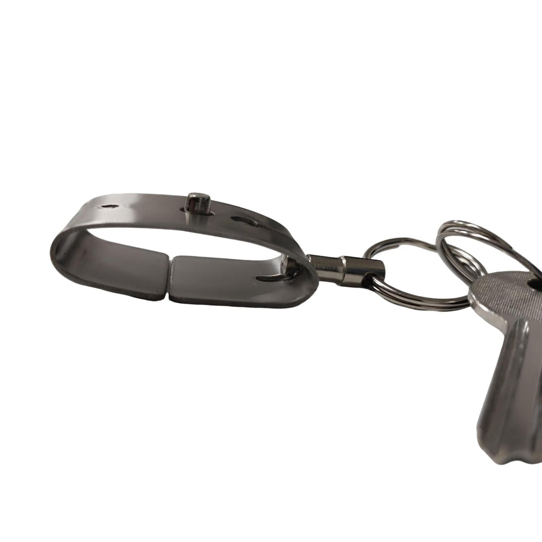 Quick Release Keyring Belt - Detachable Keychain with Slide Snap Lock 12 Pack