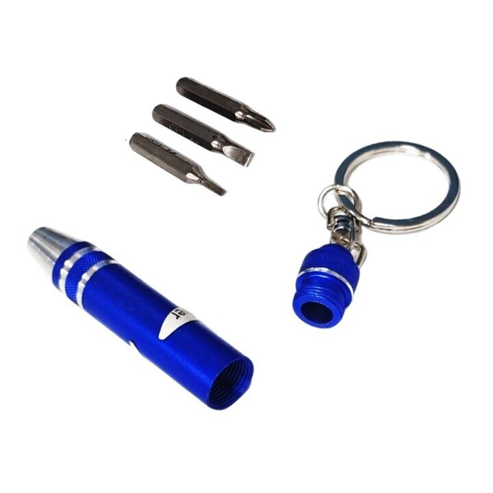 12 Pack Screwdriver Keychain Set - Flathead & Phillips Mini EDC Tool Gift