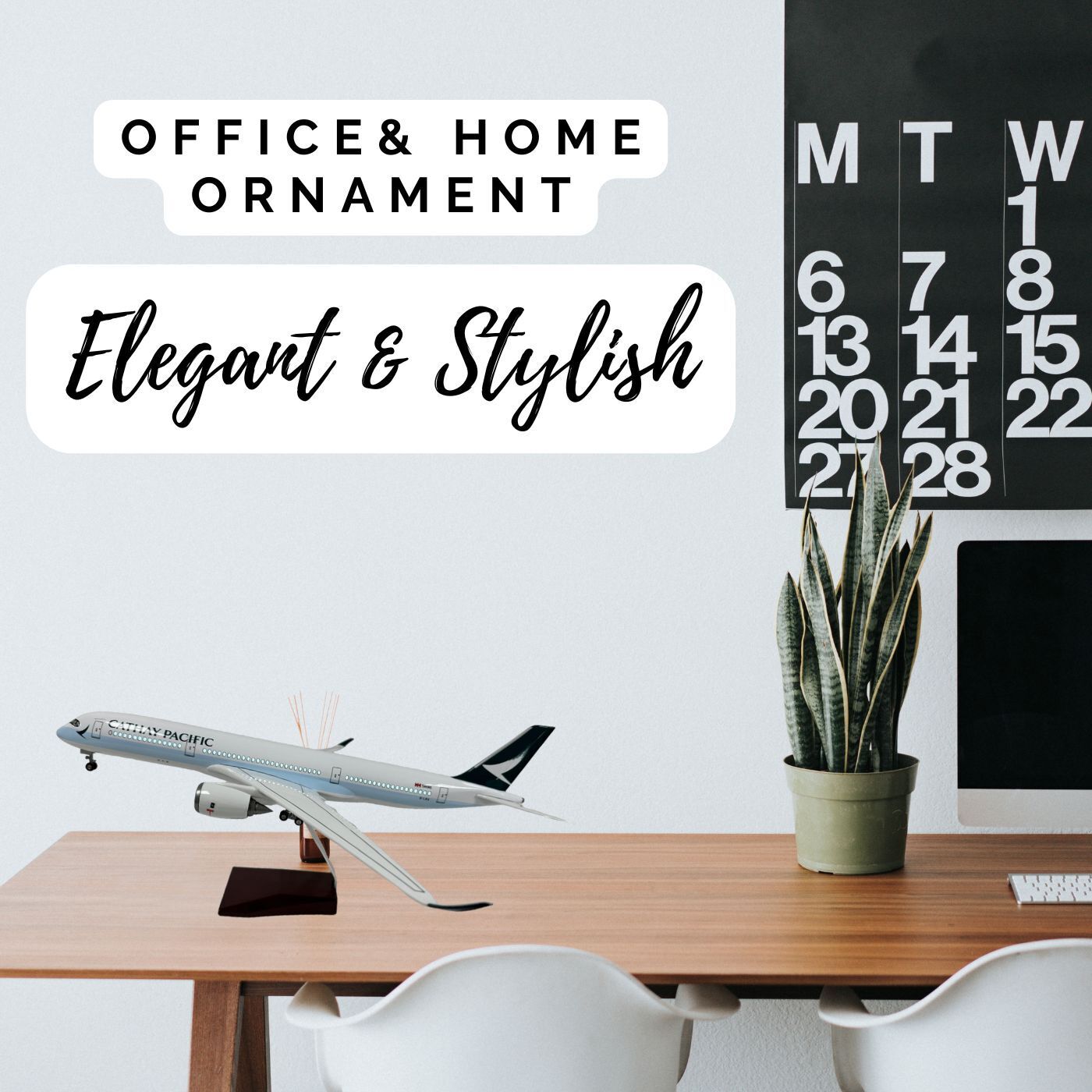 Model Plane Aircraft  Large Scale Premium Airplane Lights Gift Decor with stand