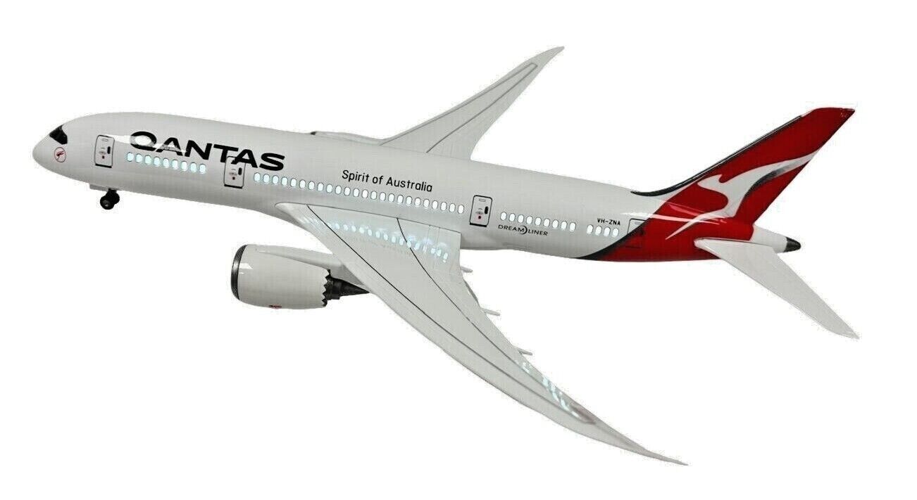 Model Plane Aircraft  Large Scale Premium Airplane Lights Gift Decor with stand