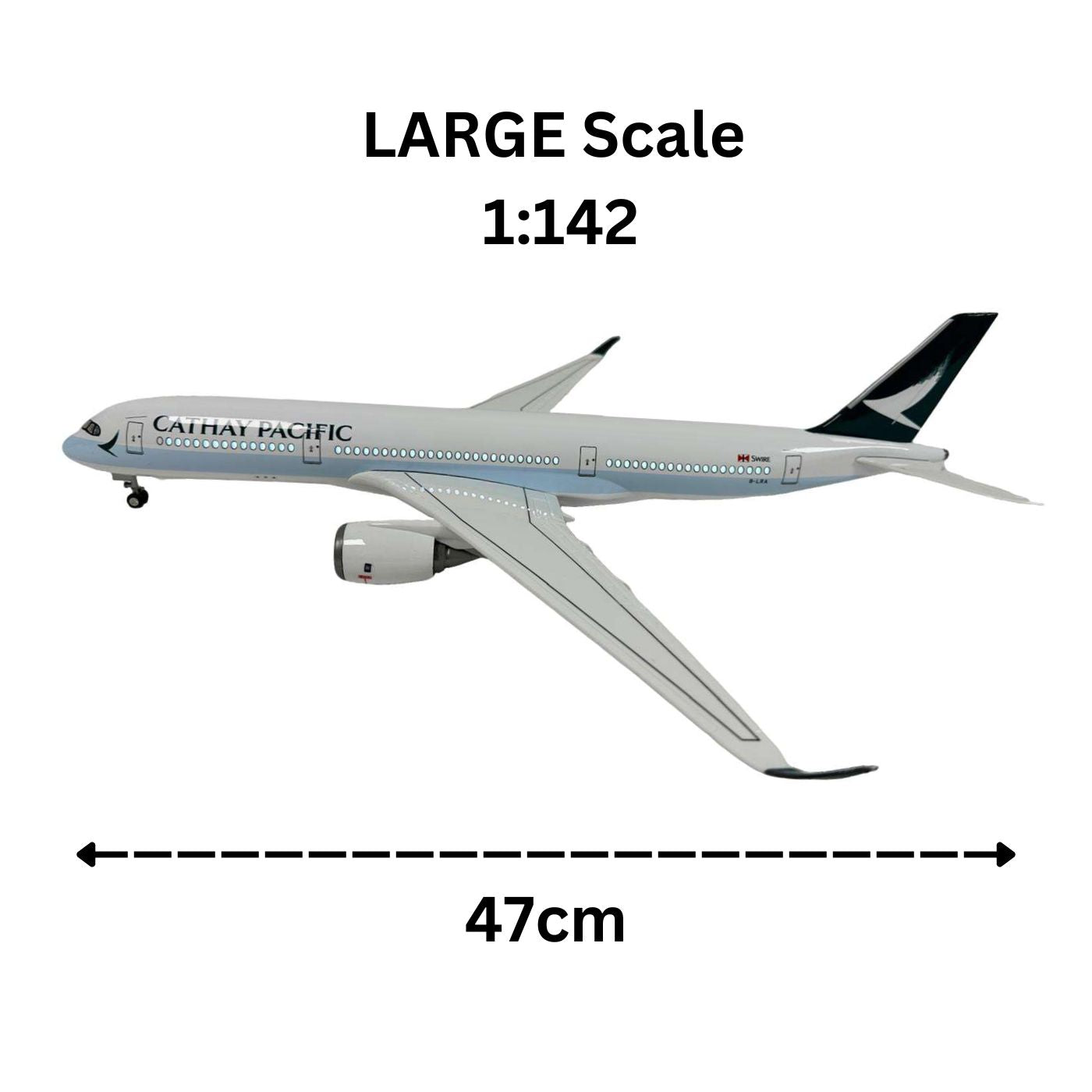 Cathay Pacific Model Plane Aircraft Large Scale Airplane Lights Gift decor - Chame LTD