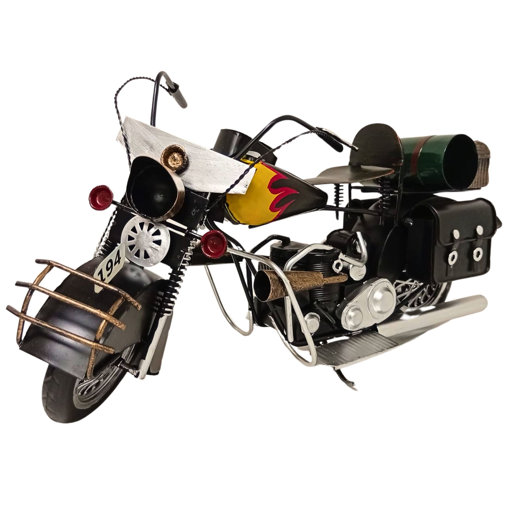 Motorcycle Motorbike Model Collectible Vintage for Home Office Shelf Decor Gift