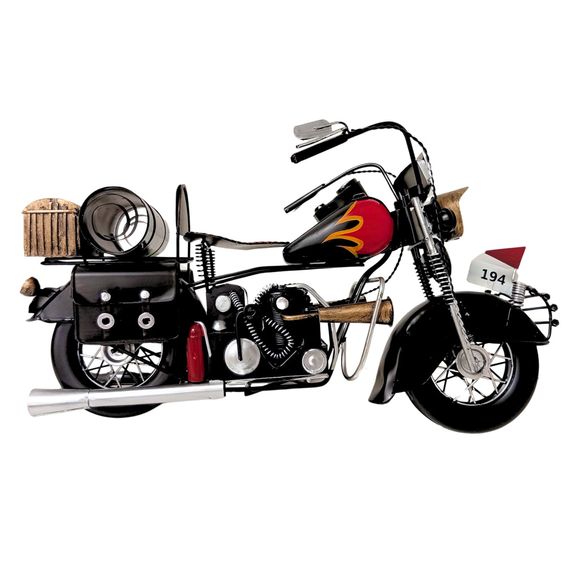 Motorcycle Motorbike Model Collectible Vintage for Home Office Shelf Decor Gift