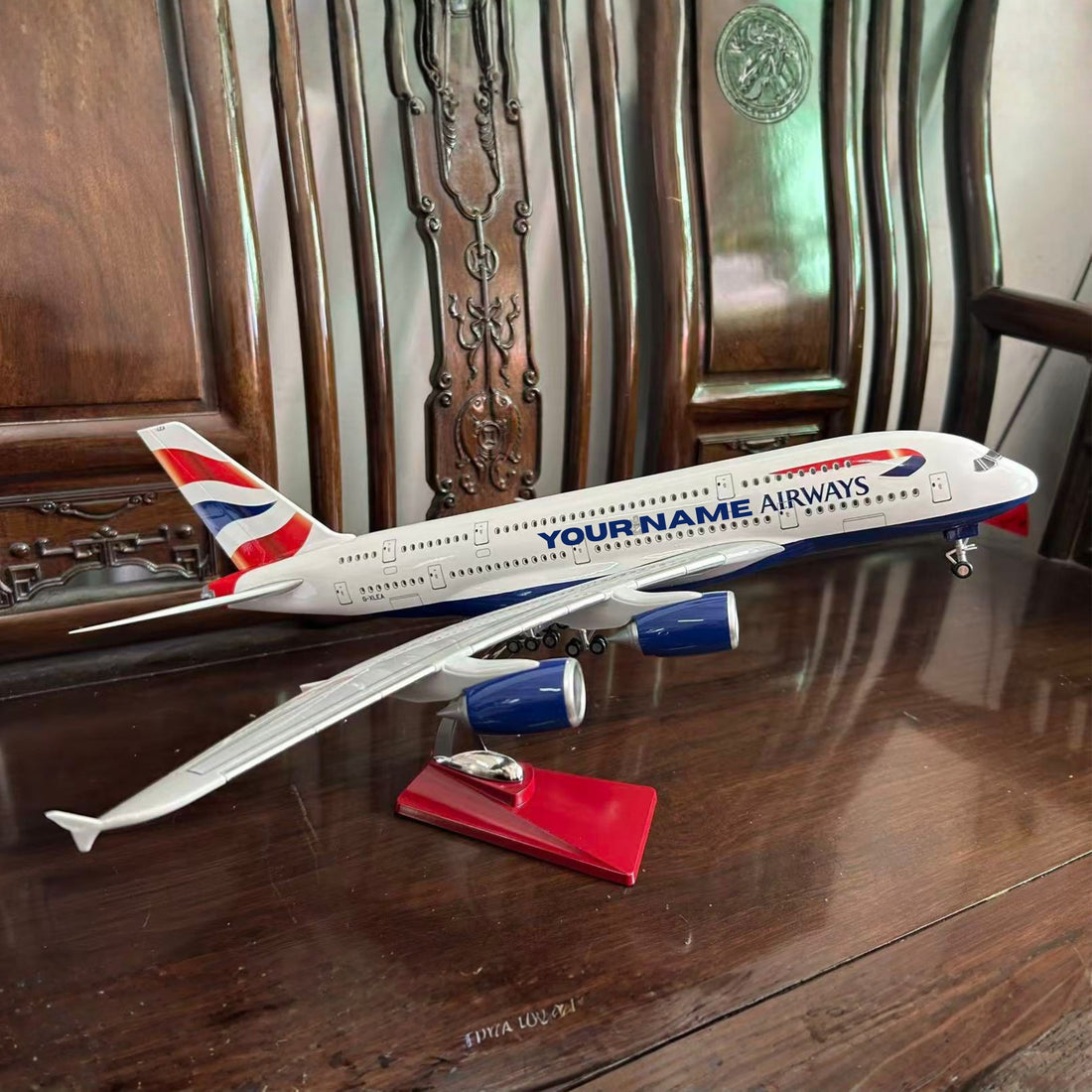 Personalised British Airways A380 Model - Chame LTD