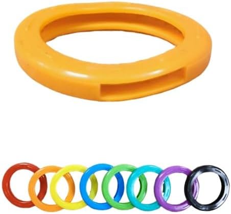 200 x Coloured Key Caps Ring Cover Keyring assorted Car House Identifier Pack