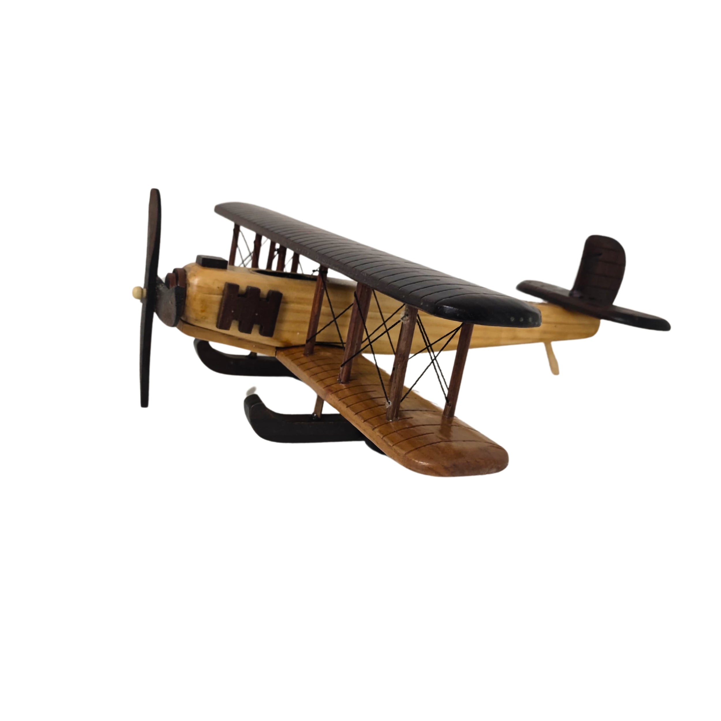 Timber Voyager Model Wooden Airplane Handcrafted Vintage - Chame LTD