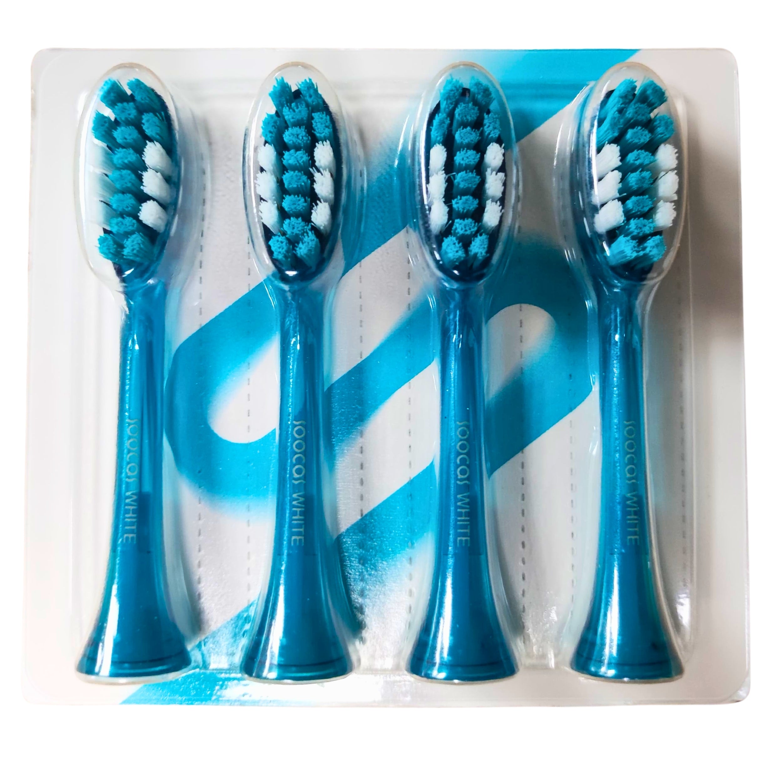 Replacement Toothbrush Heads Soft Bristles Electric Brush Refills Soocas 4 pack