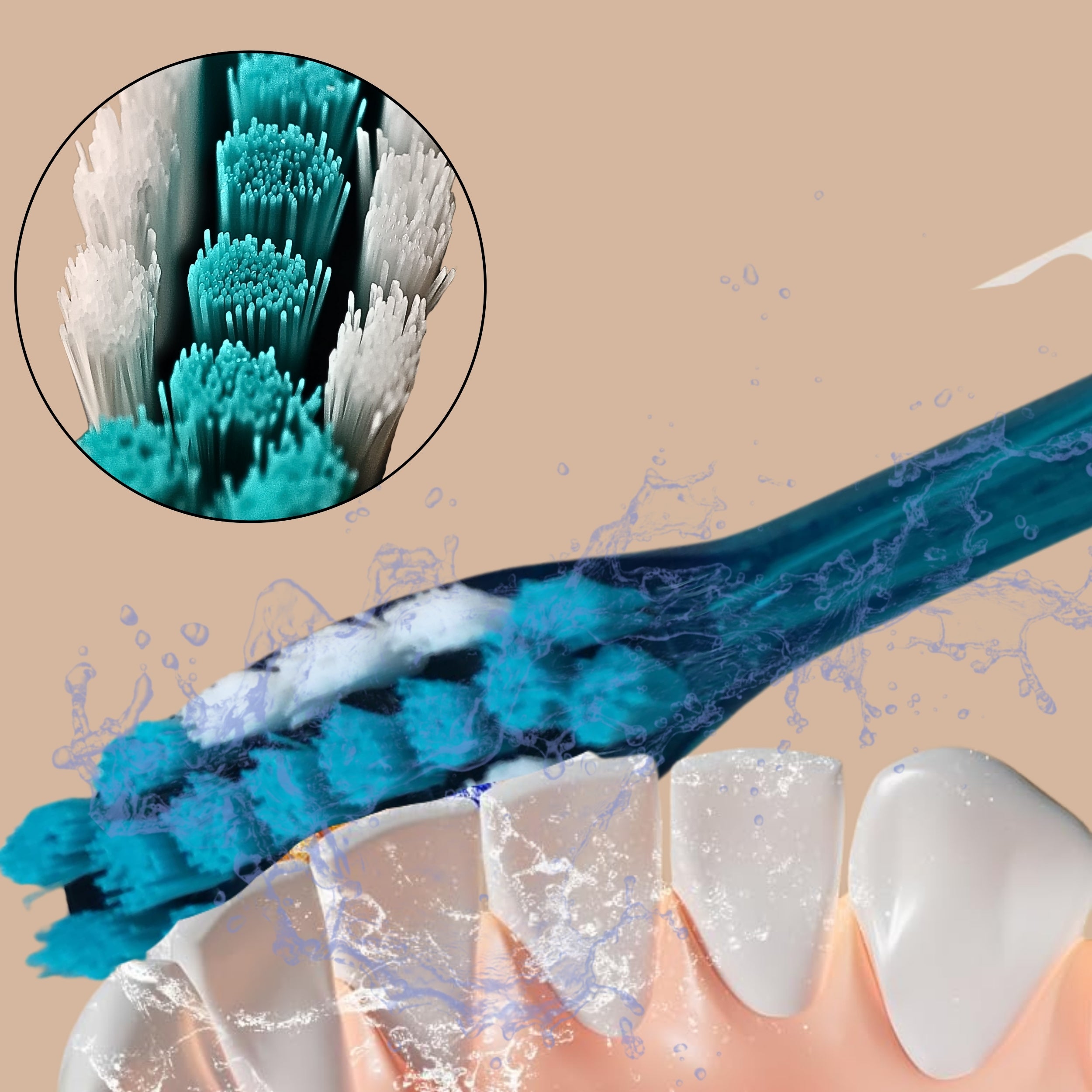 Replacement Toothbrush Heads Soft Bristles Electric Brush Refills Soocas 4 pack