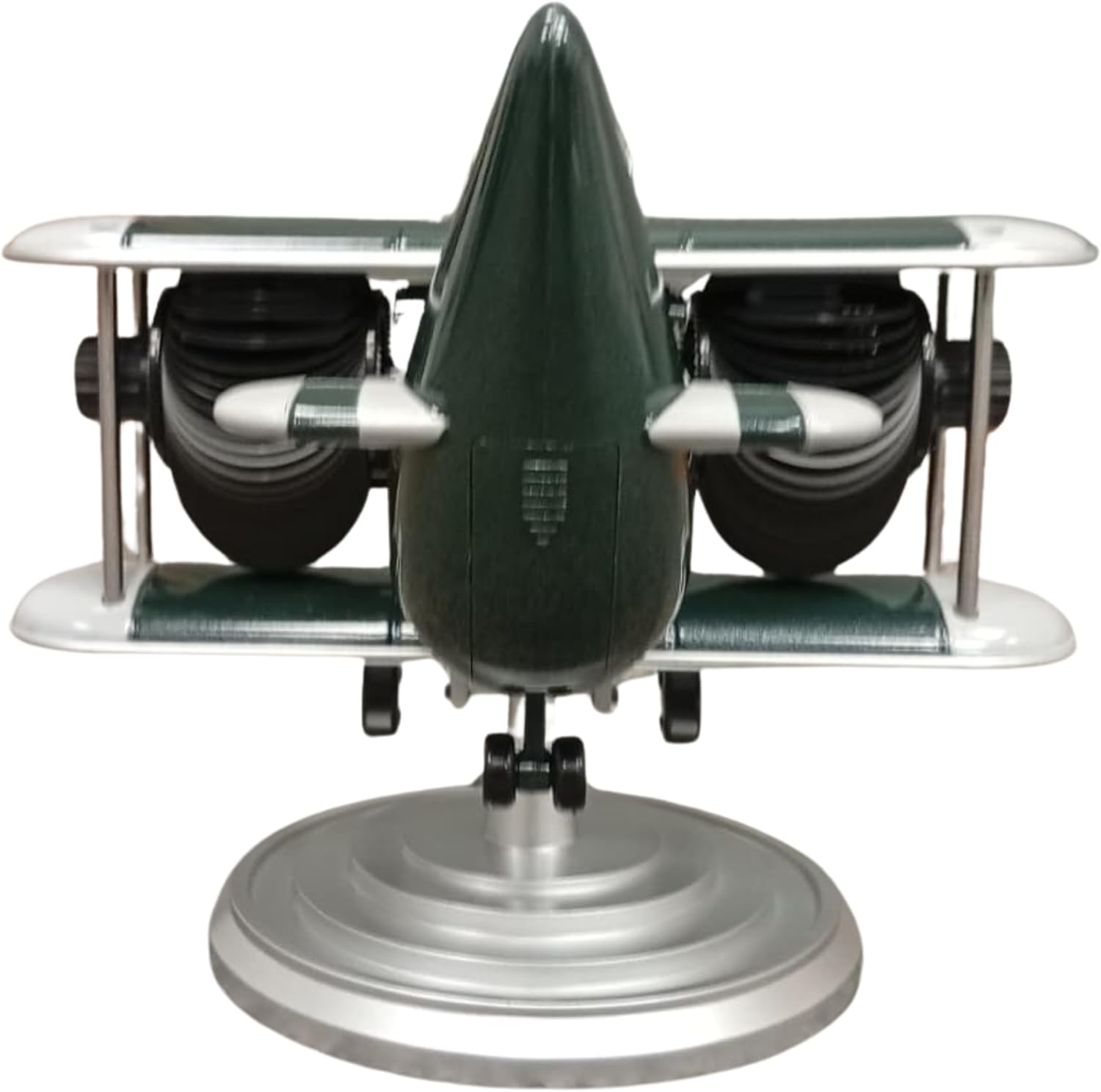 Authentic R & M Retro Airplane Flip Clock Toy Style Vintage Aircraft Desk Clock