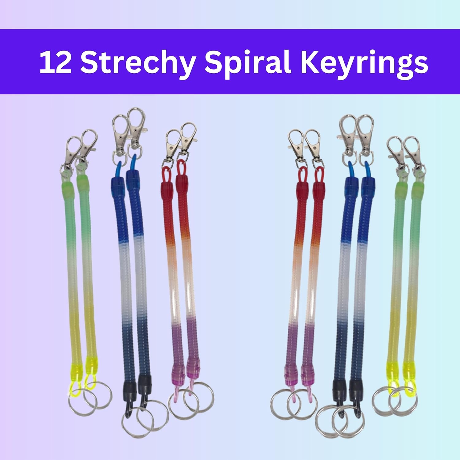 8 Piece Mystery Party Bag Random Selection of Keyrings and Keychains