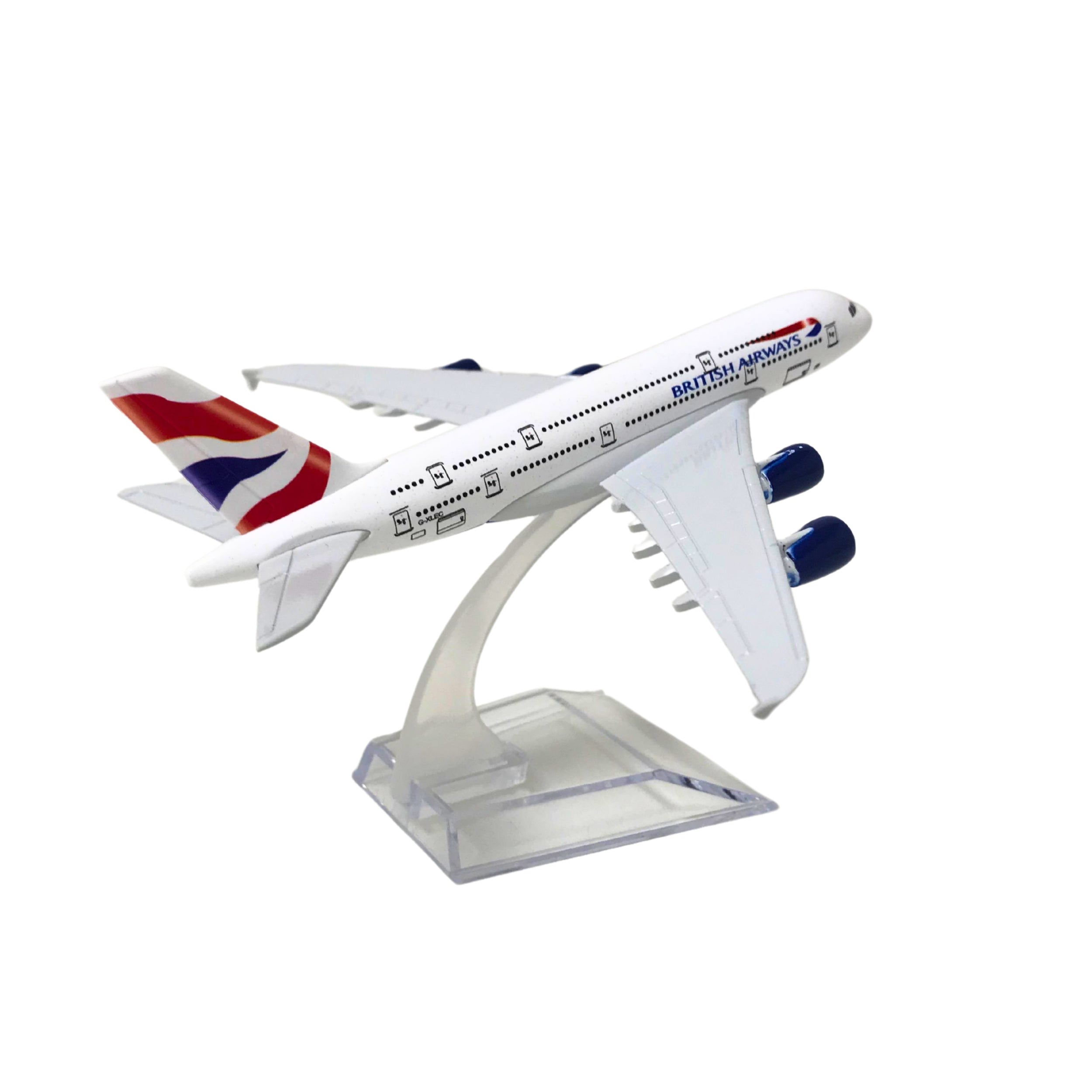 Mini British Airways A380 Model Plane – 15 x 14 cm - Chame LTD