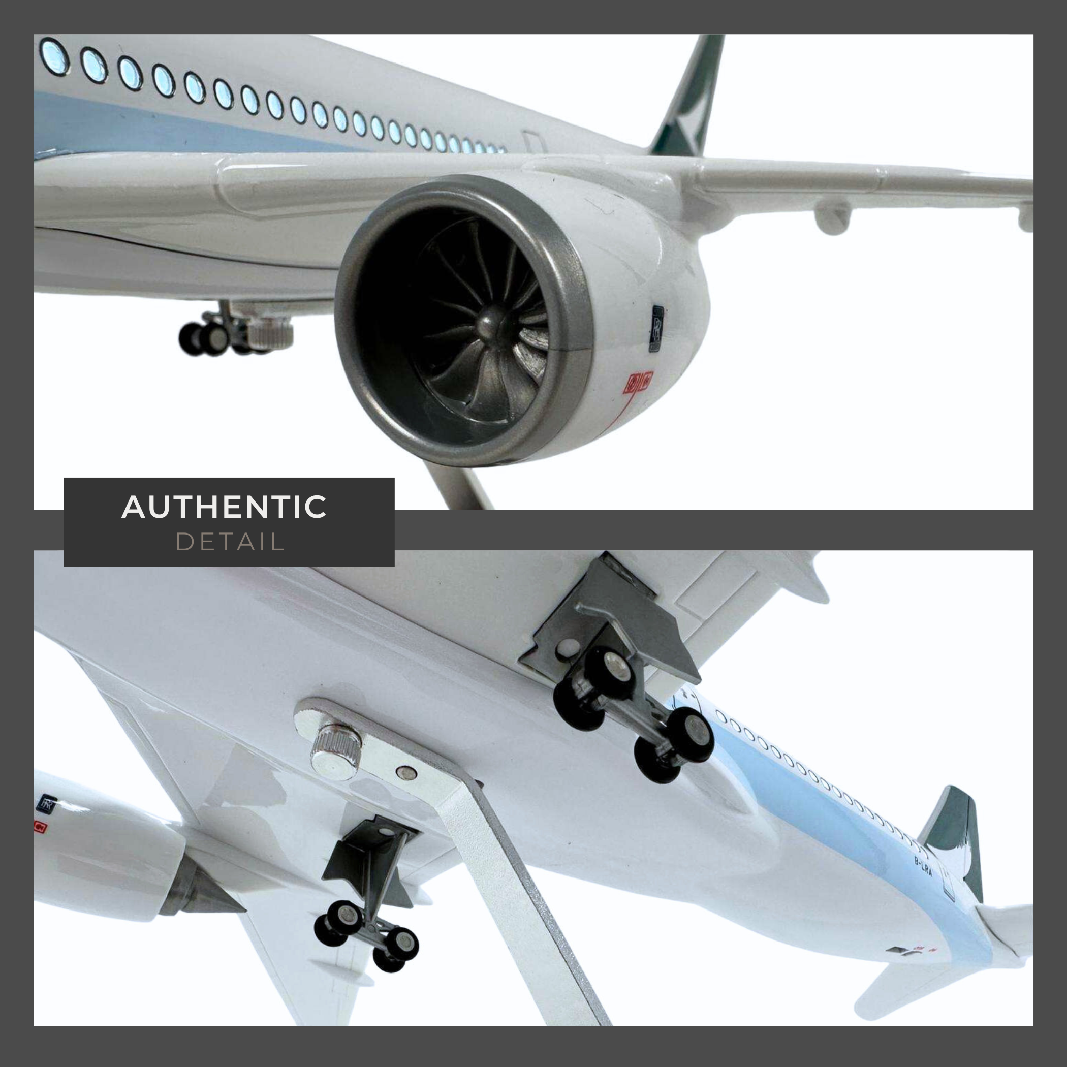 Cathay Pacific Model Plane Aircraft Large Scale Airplane Lights Gift decor - Chame LTD