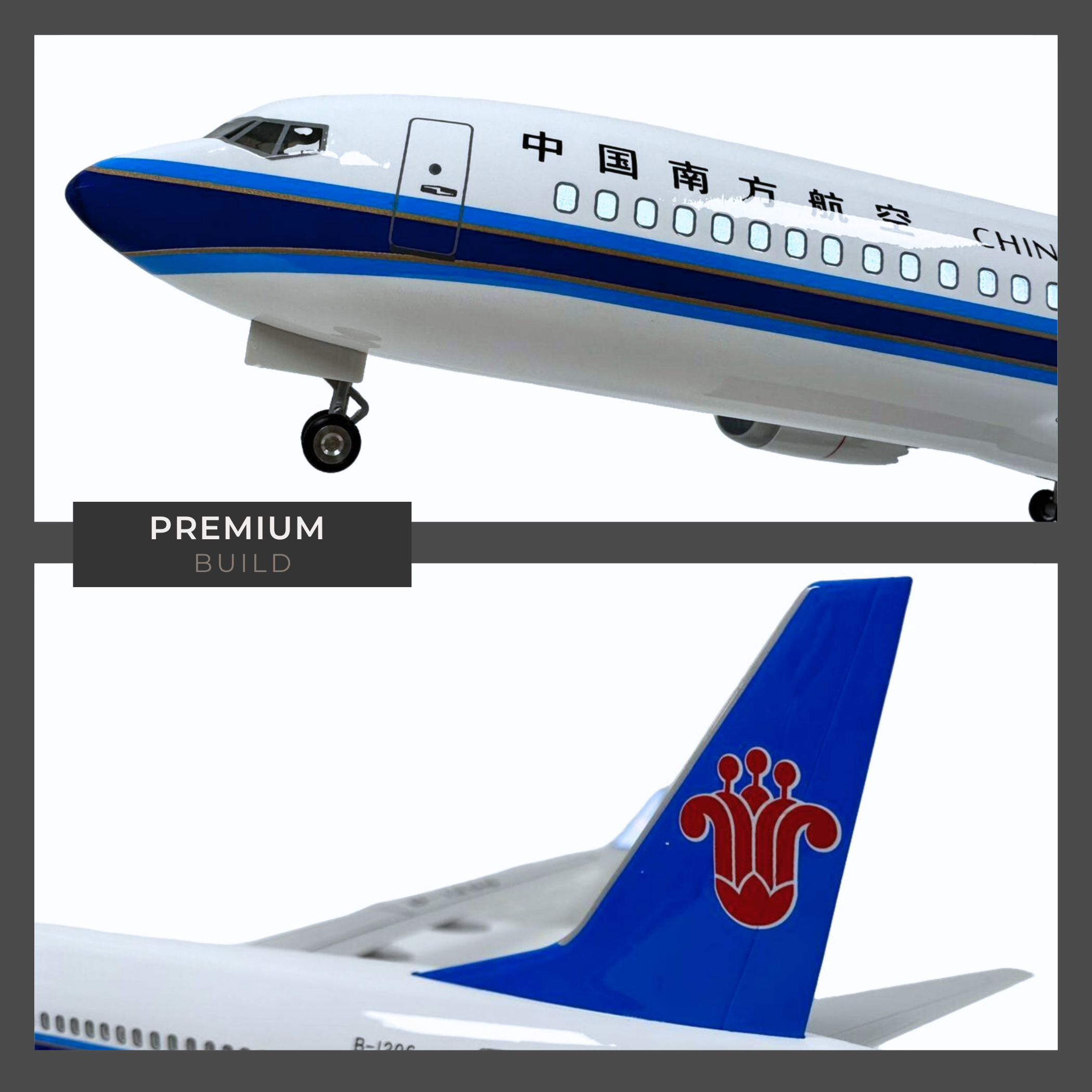 China South Model Plane Aircraft Large Scale Premium Airplane Lights Gift decor - Chame LTD