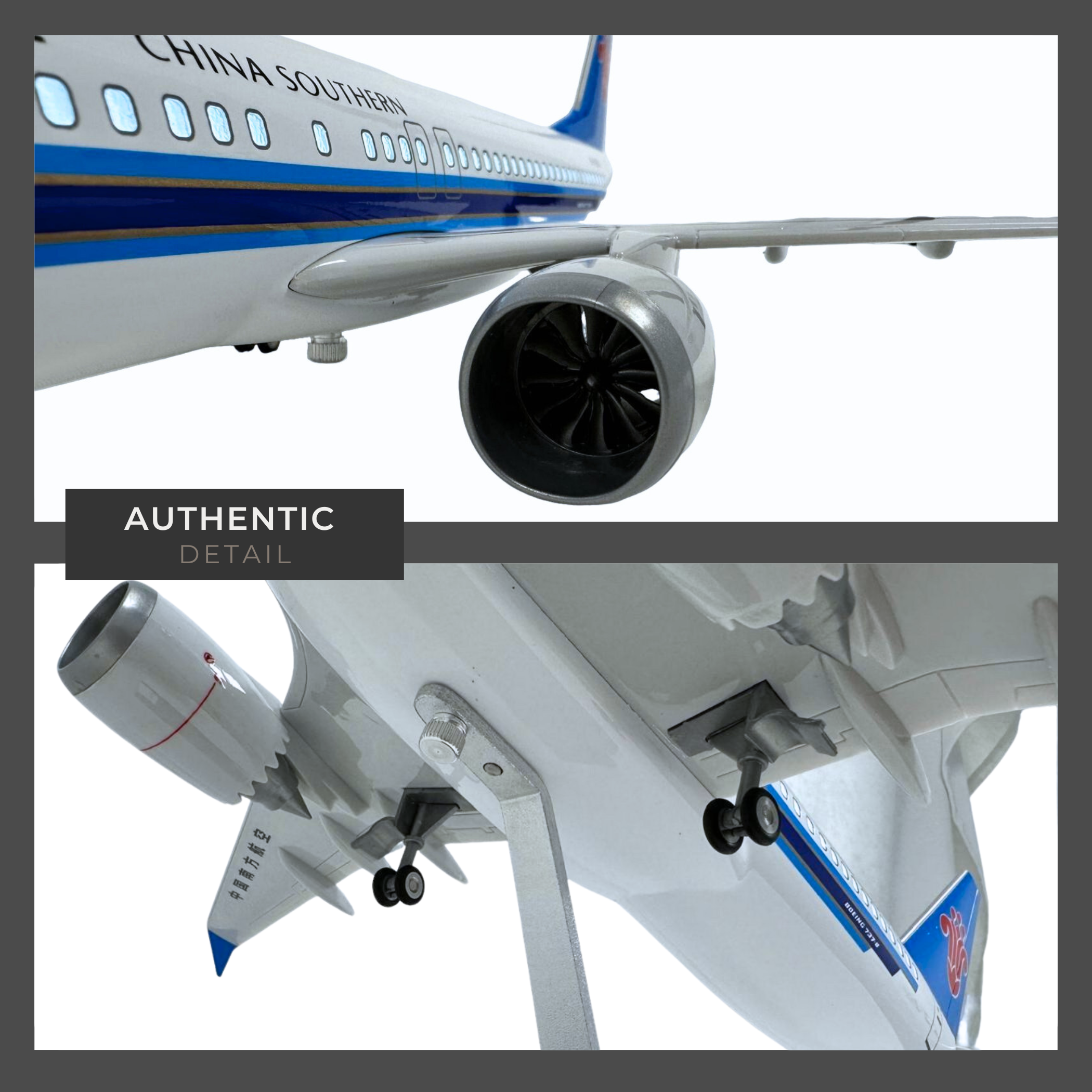 China South Model Plane Aircraft Large Scale Premium Airplane Lights Gift decor - Chame LTD