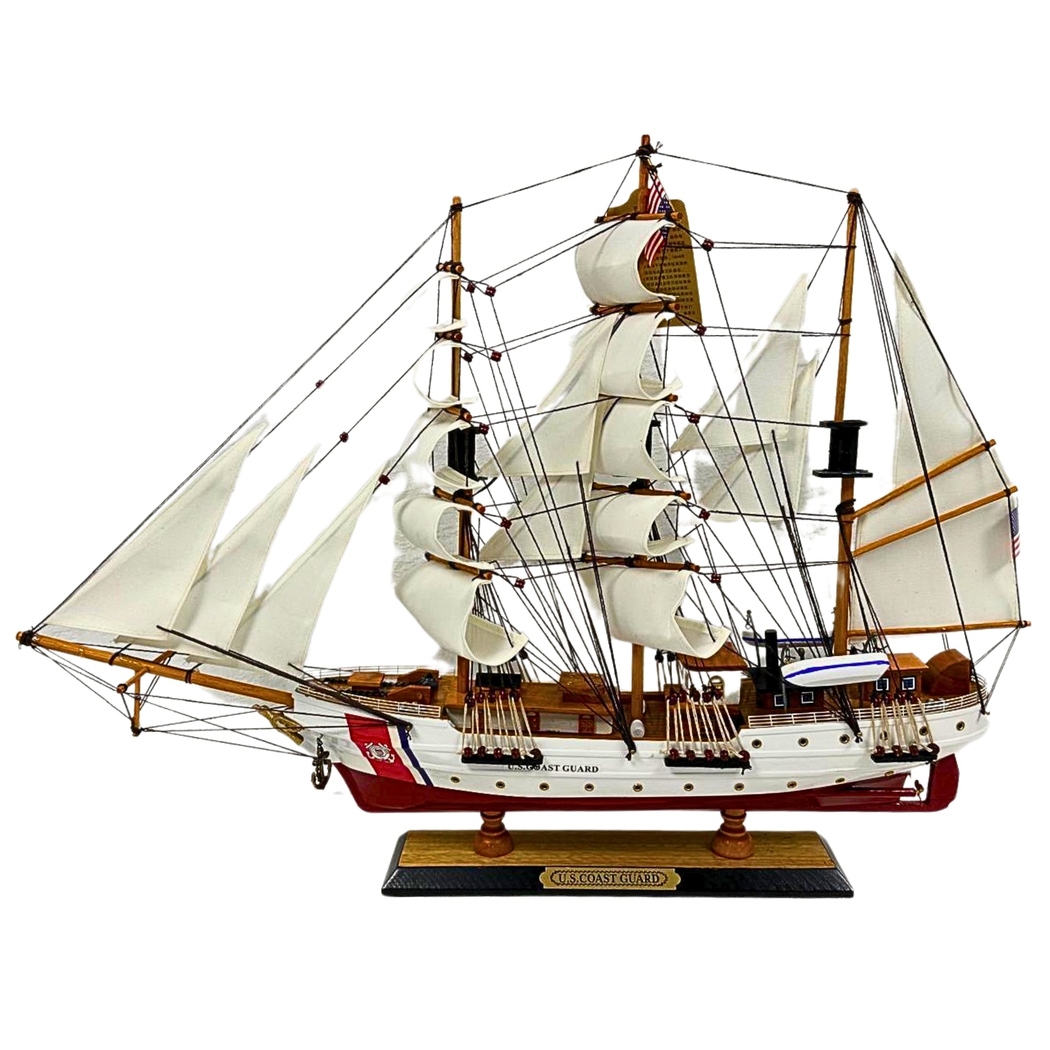 US Coast Guard Model Ship - Fully Assembled with Stand 65cm Length