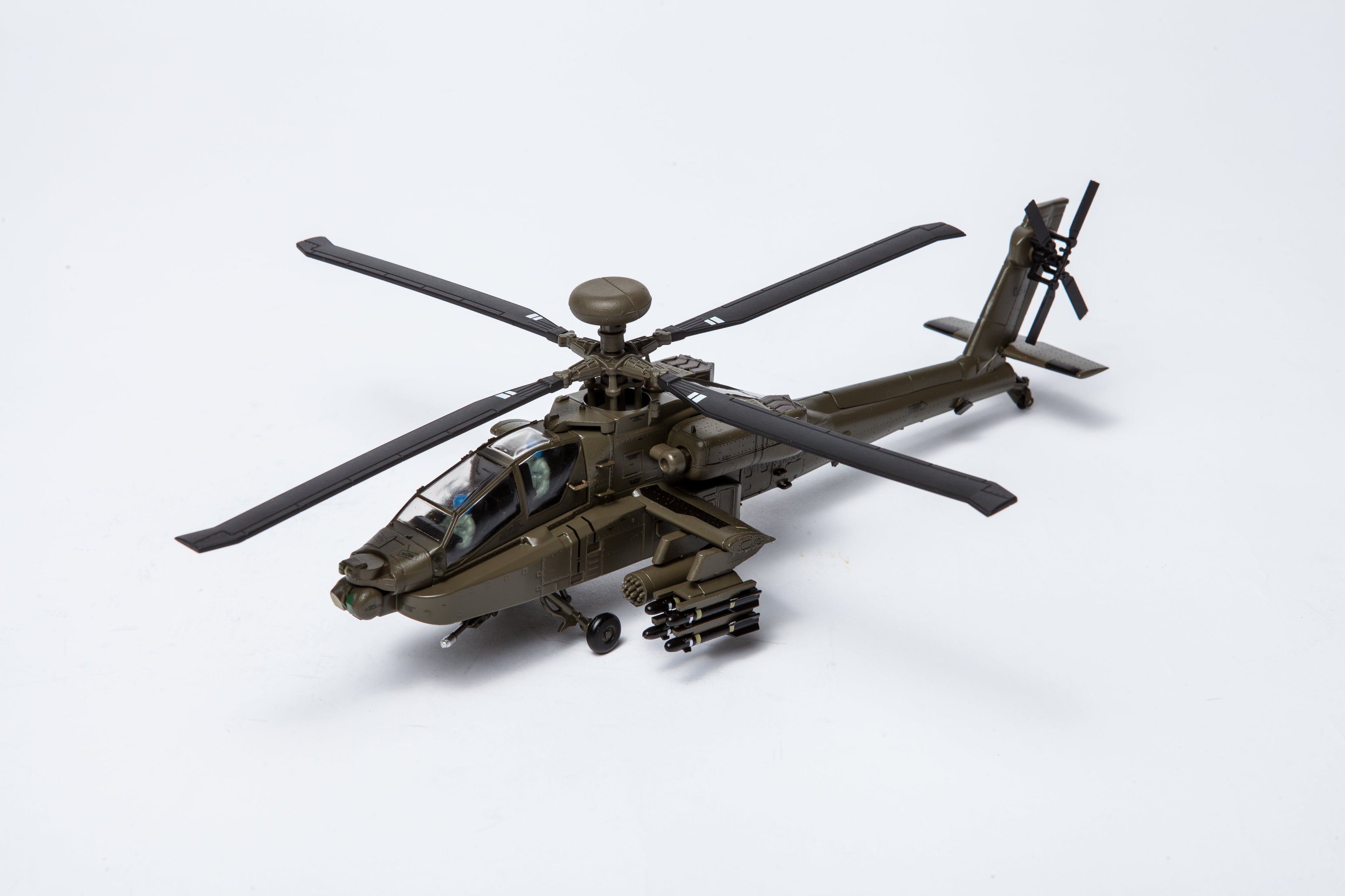 1:72 AH-64 Apache Helicopter Model