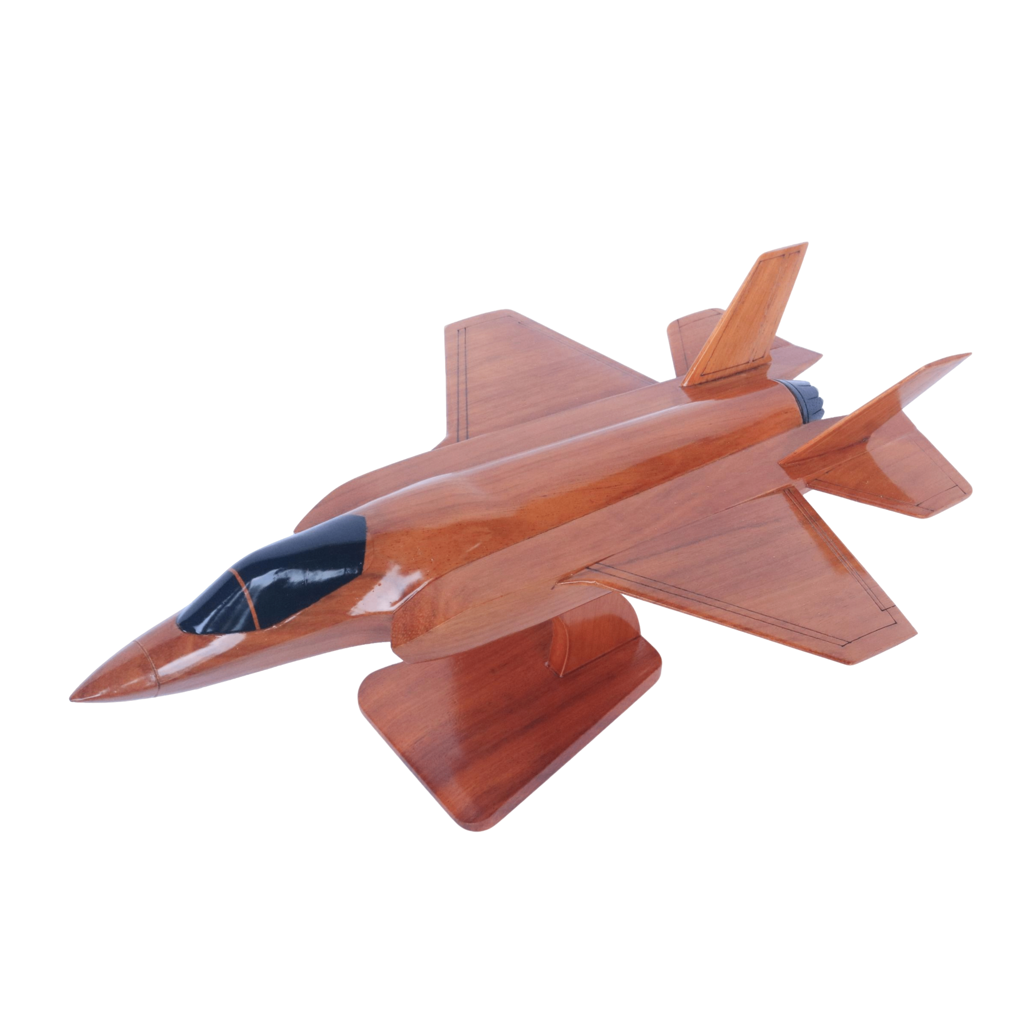 F-35B Lightning Wooden Plane Model | Handcrafted Jet Chame Online UK