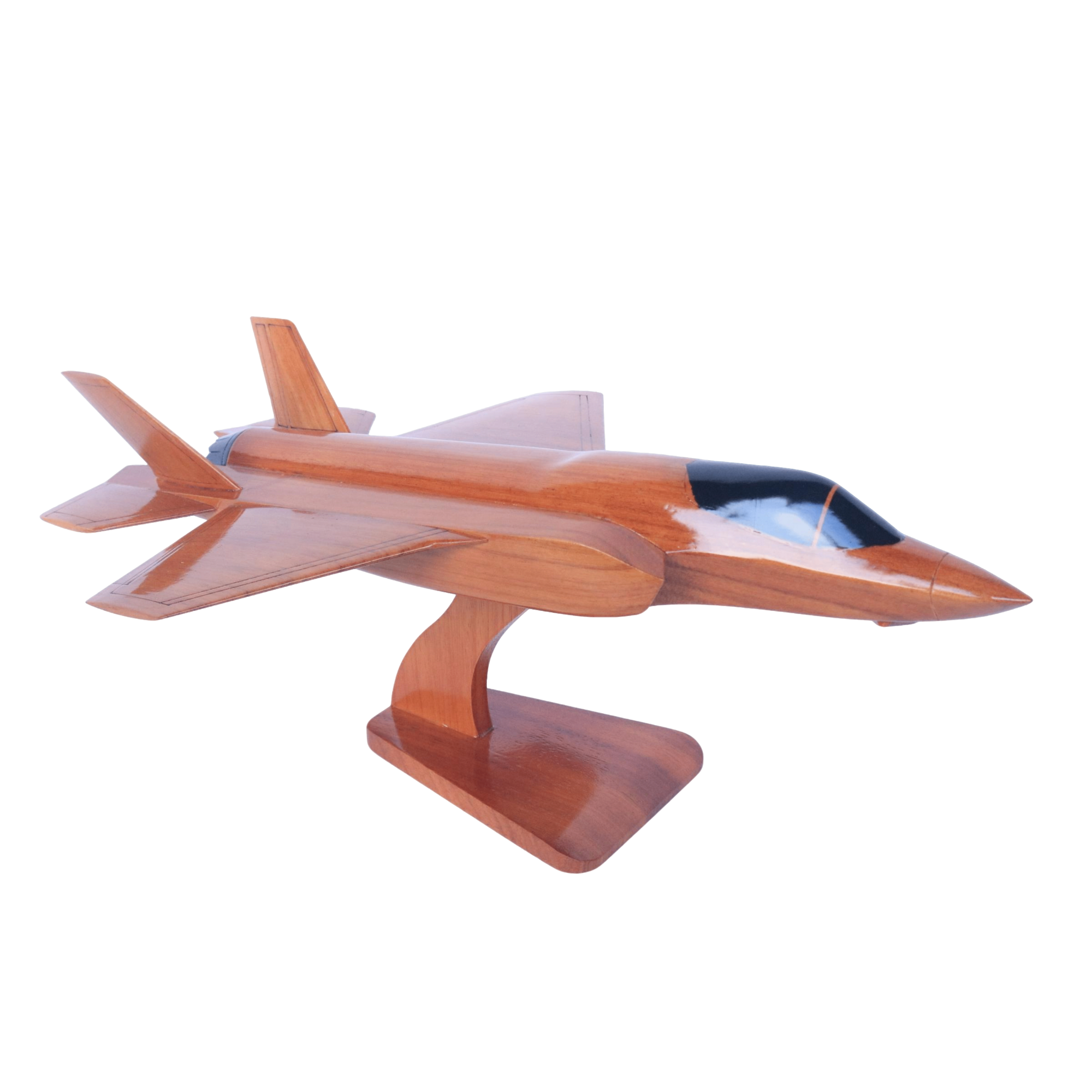 F-35B Lightning Wooden Plane Model | Handcrafted Jet Chame Online UK