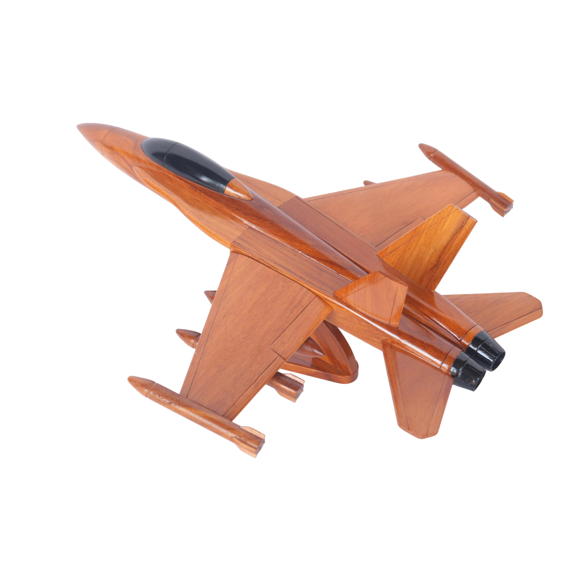 F-18 Super Hornet Wooden Plane Model | Handcrafted Jet UK