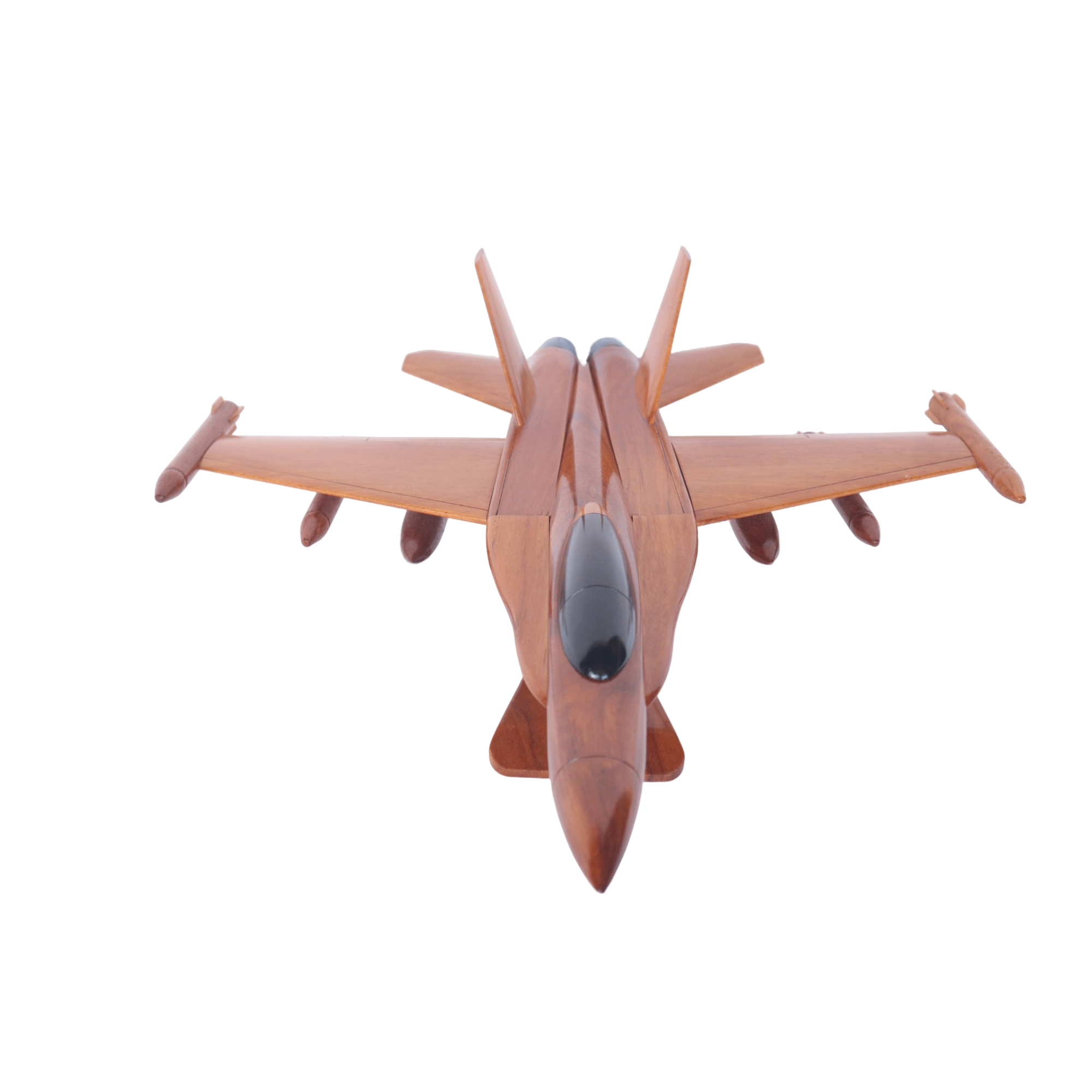 F-18 Super Hornet Wooden Plane Model | Handcrafted Jet UK