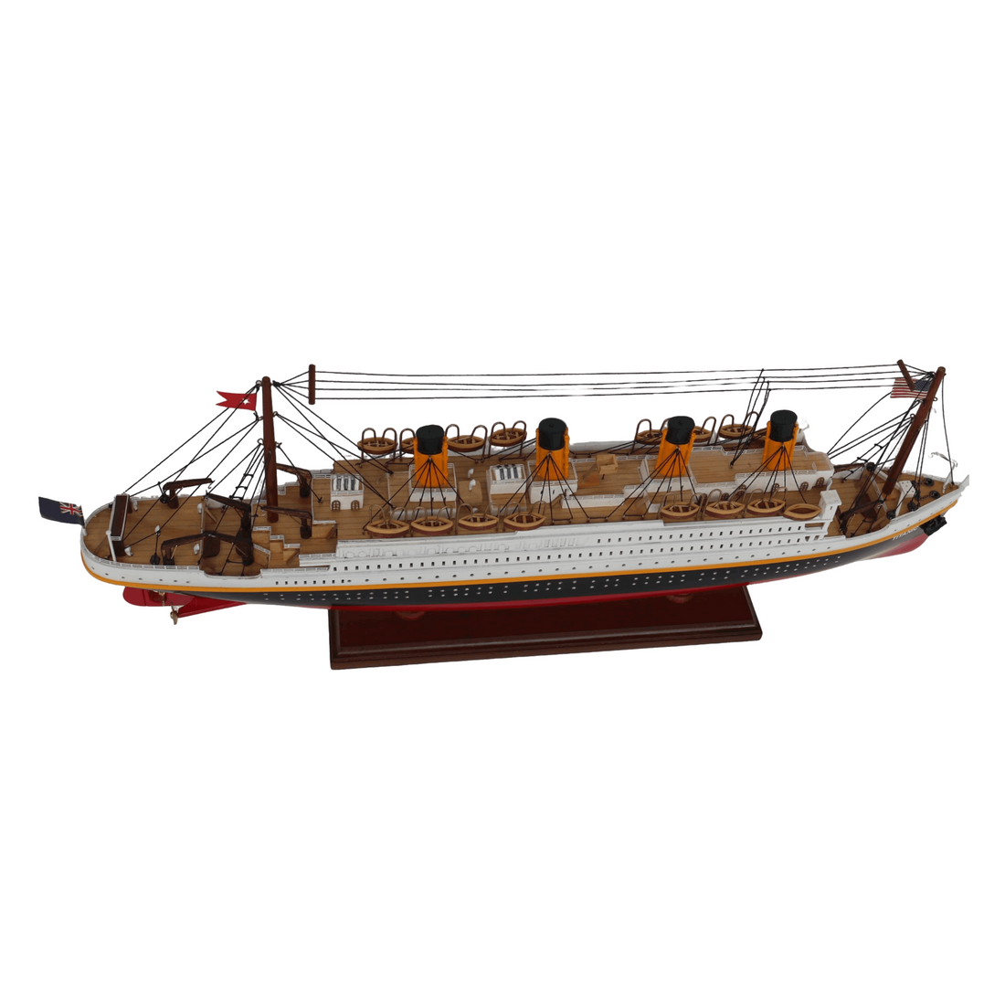 RMS Titanic Wooden Ship Model – 60cm | Handcrafted Mahogany & Acacia