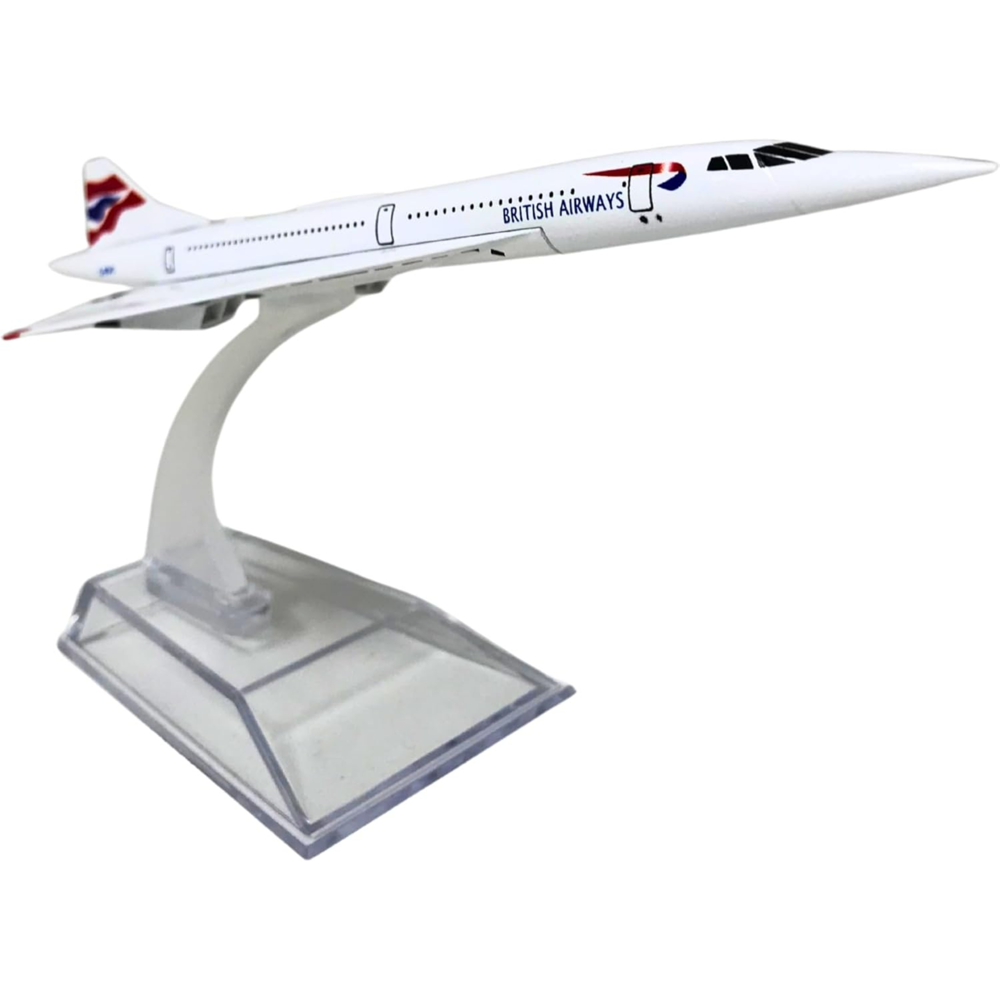 Authentic R & M Concorde Model Mini Jet Replica with Stand | Aviation Gift for A
