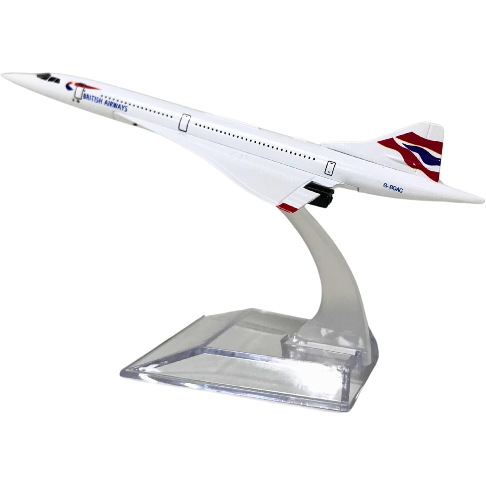 Authentic R & M Concorde Model Mini Jet Replica with Stand | Aviation Gift for A