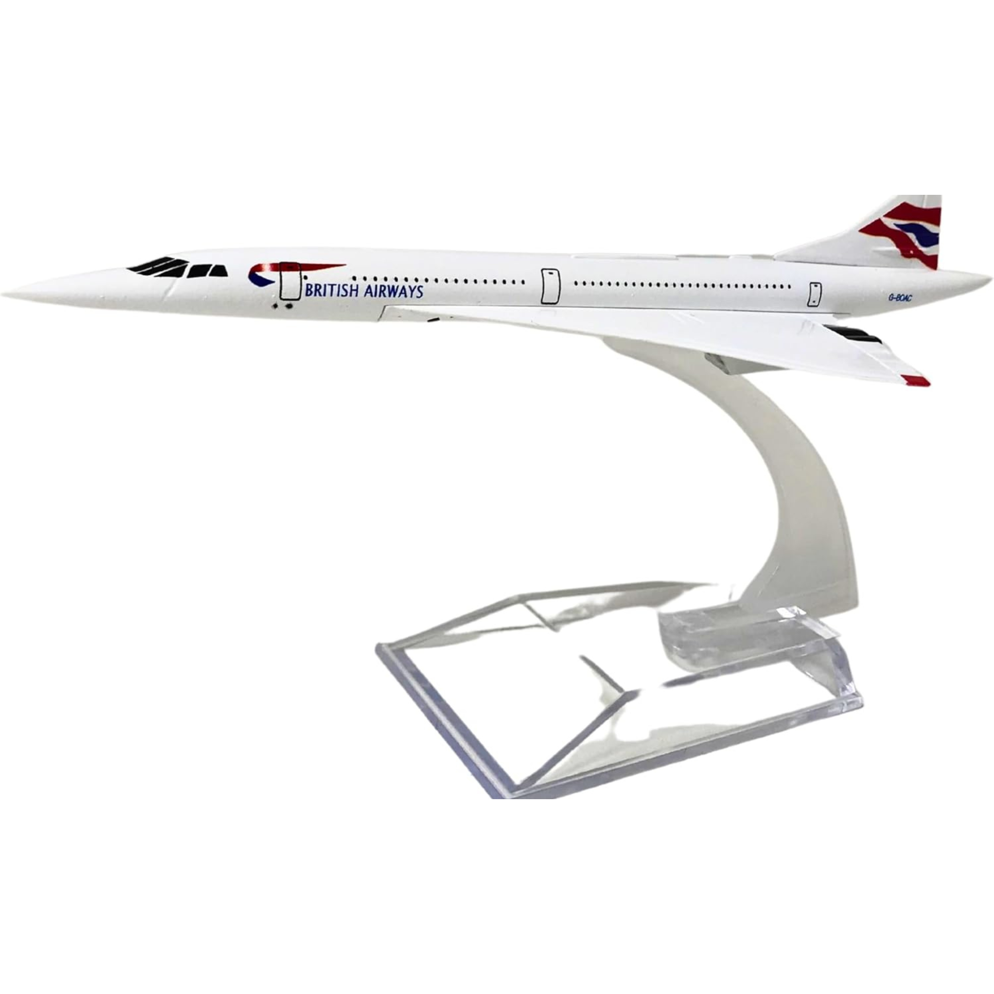 Authentic R & M Concorde Model Mini Jet Replica with Stand | Aviation Gift for A