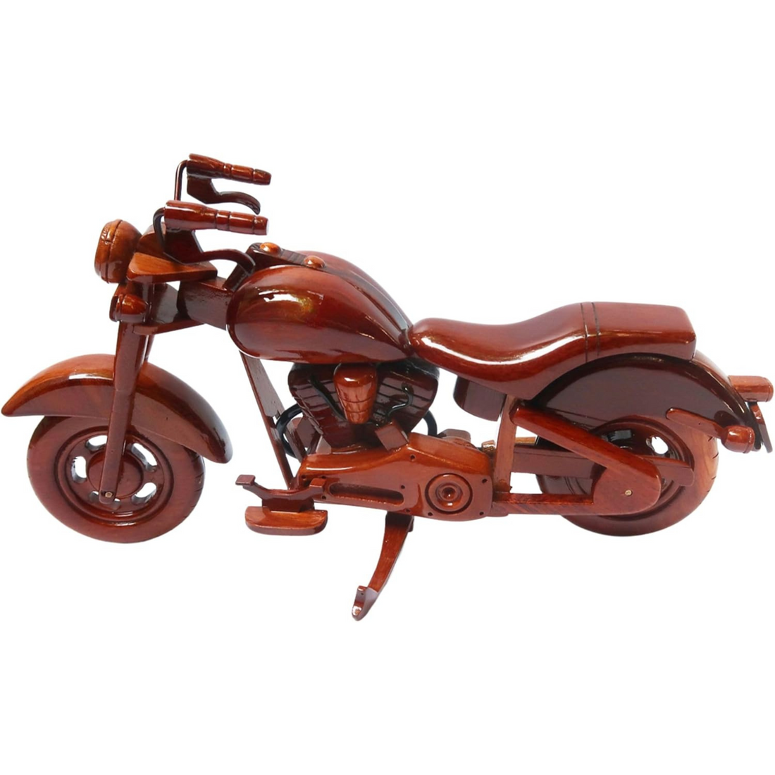 Wooden Model Harley Davidson Display Classic Vintage Collectors Gift Office