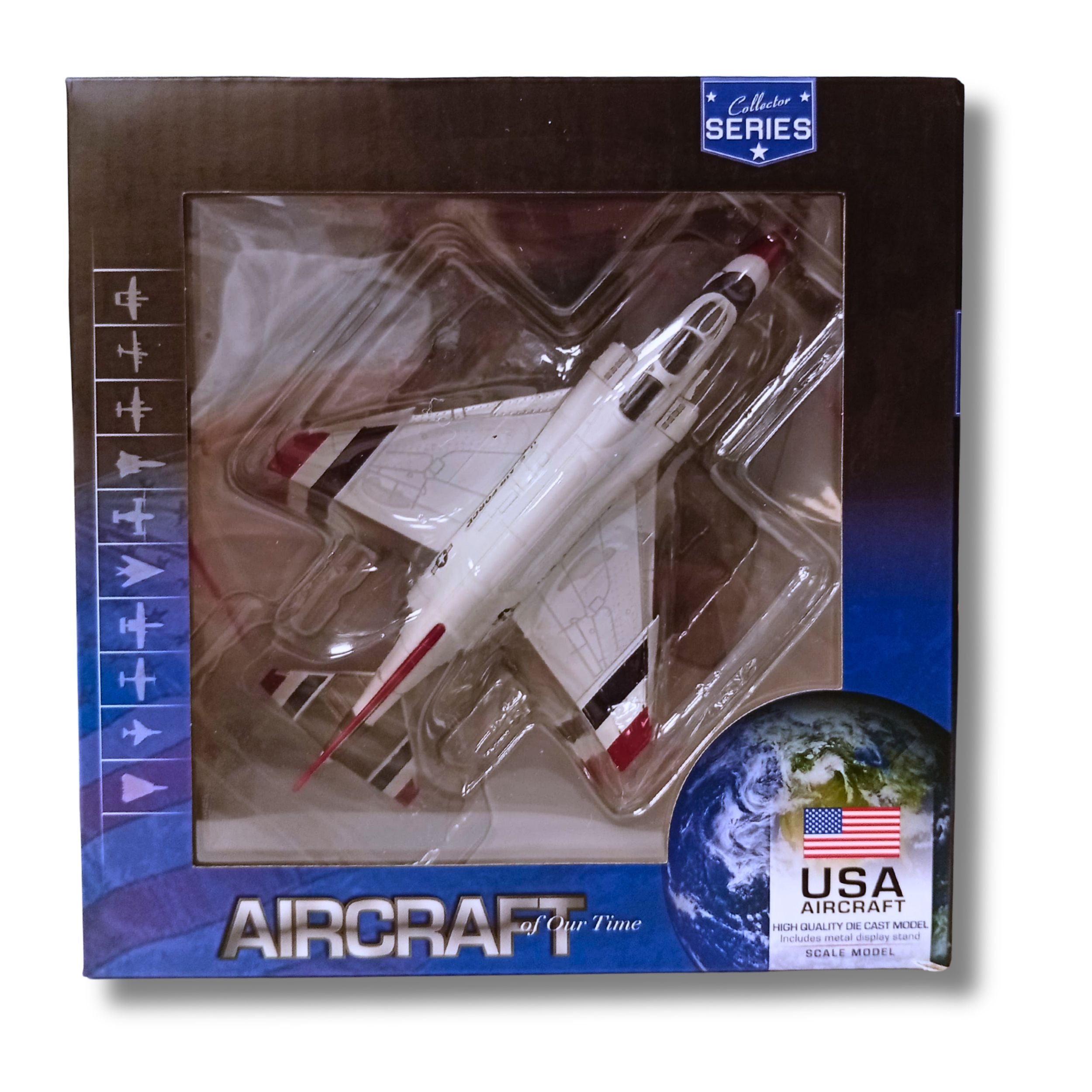 1:144 F-4 Phantom II Thunderbirds Diecast Model – USAF Aerial Demo Jet