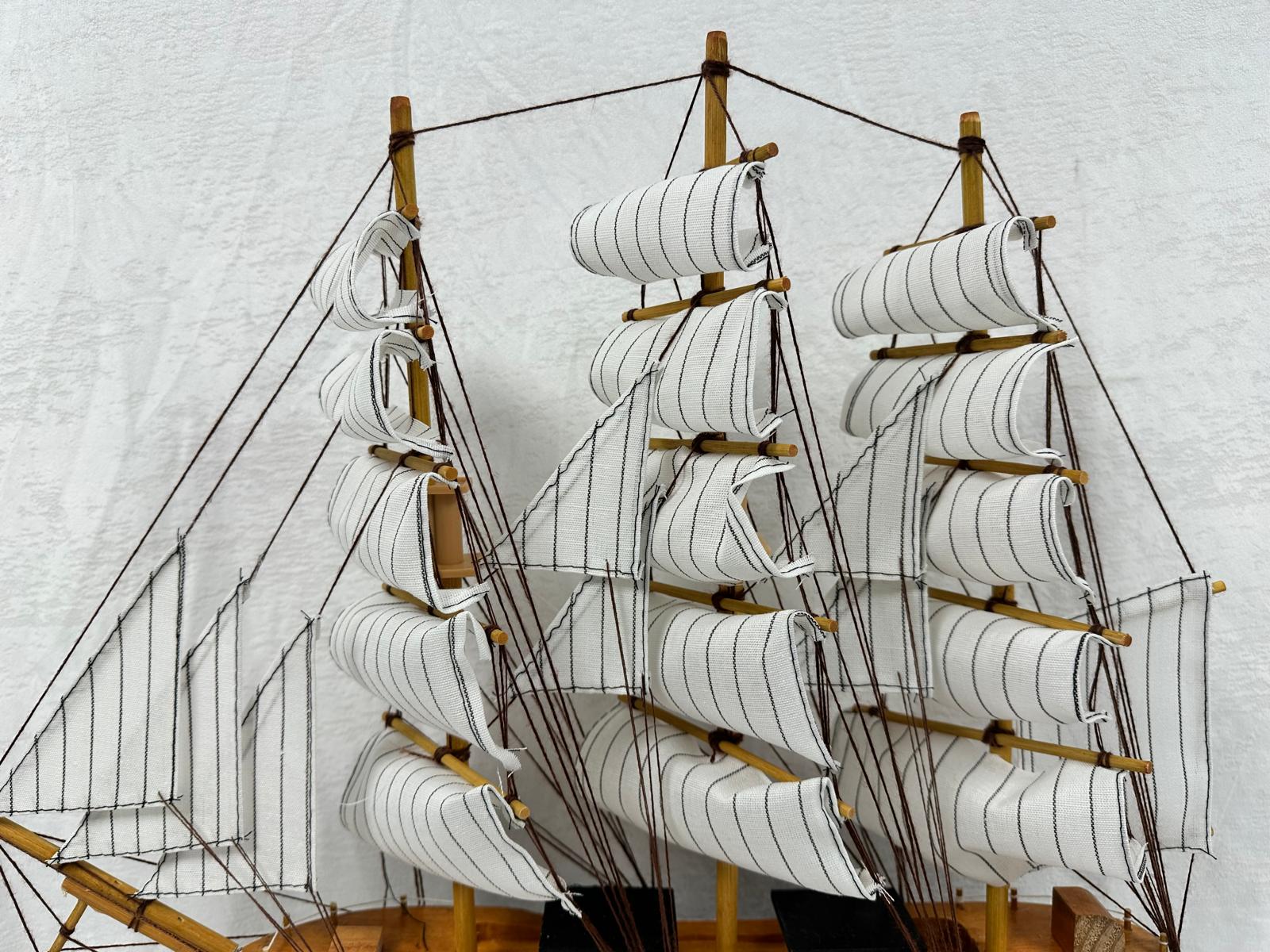 Confection Model Sea Ship 1b Display Stand Assembled 48cm Handmade