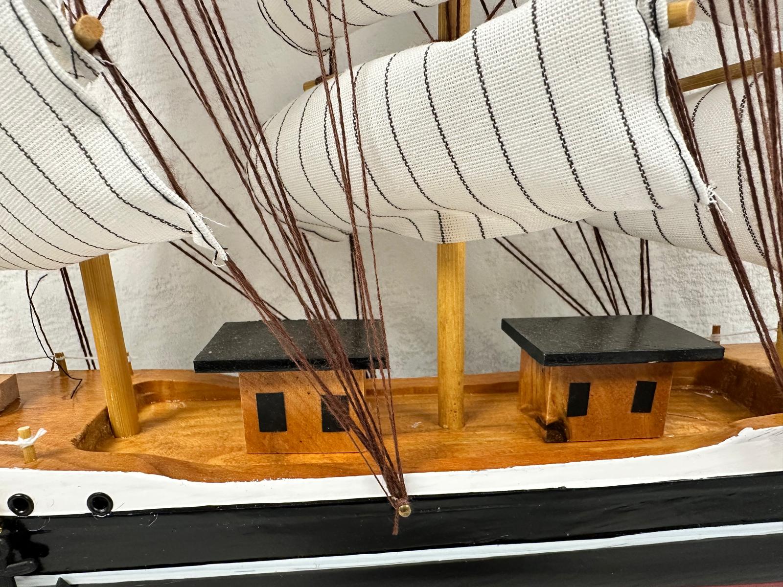 Confection Model Sea Ship 1b Display Stand Assembled 48cm Handmade