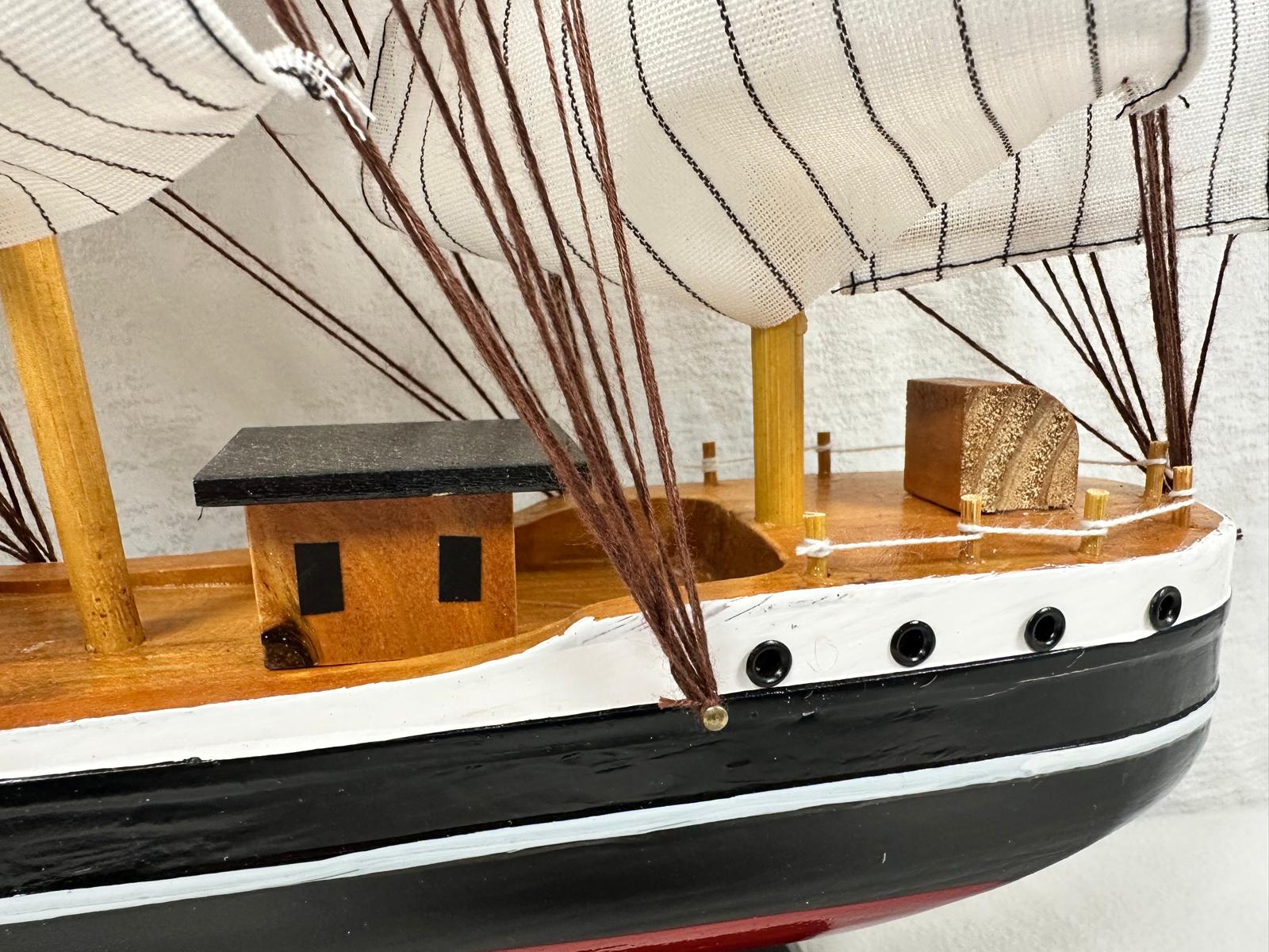 Confection Model Sea Ship 1b Display Stand Assembled 48cm Handmade