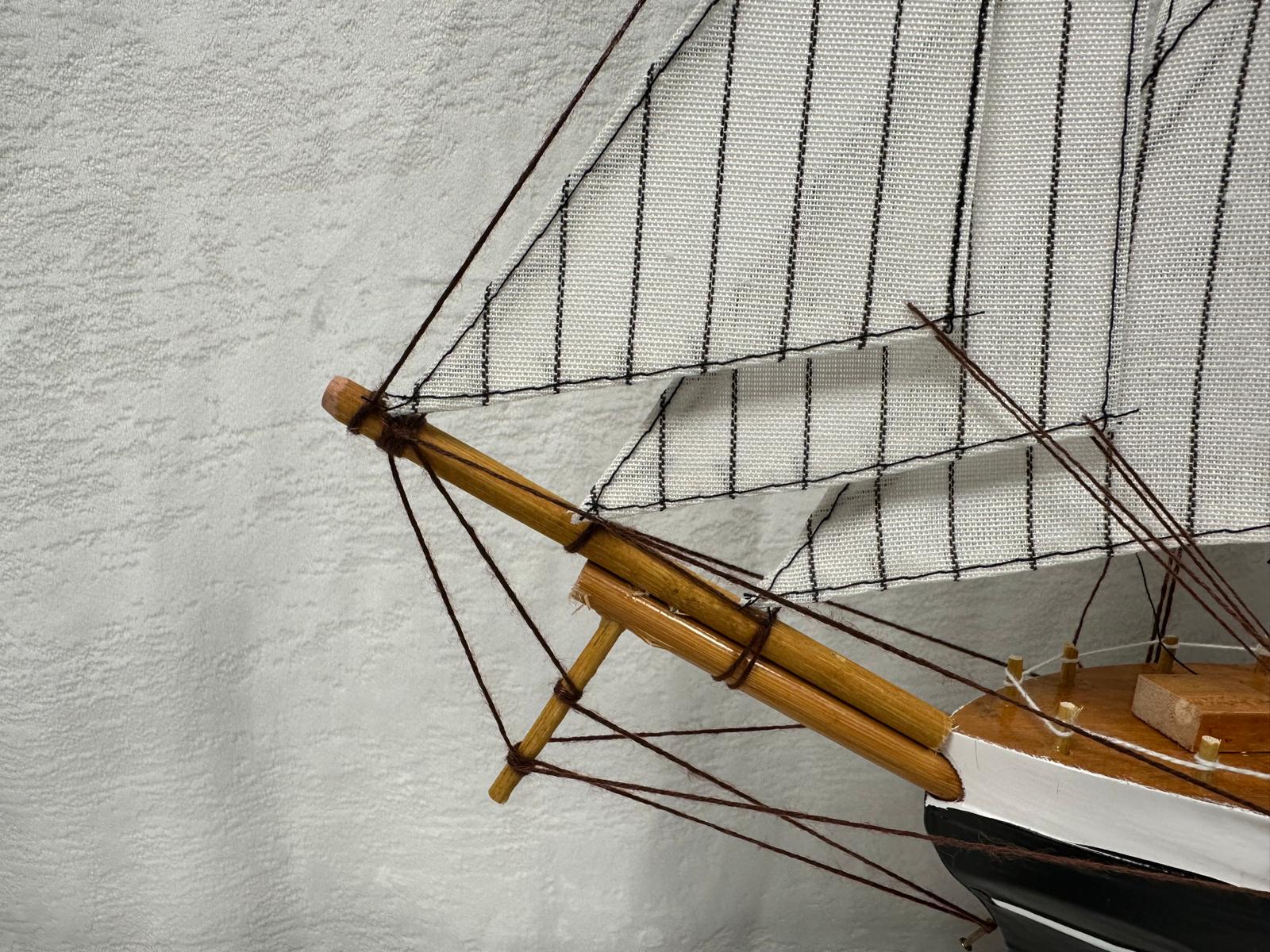 Confection Model Sea Ship 1b Display Stand Assembled 48cm Handmade