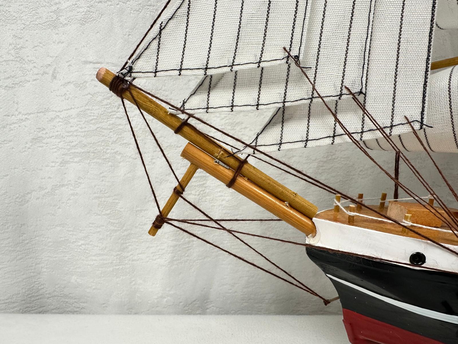 Confection Model Ship 1e With Display Stand Assembled Handmade
