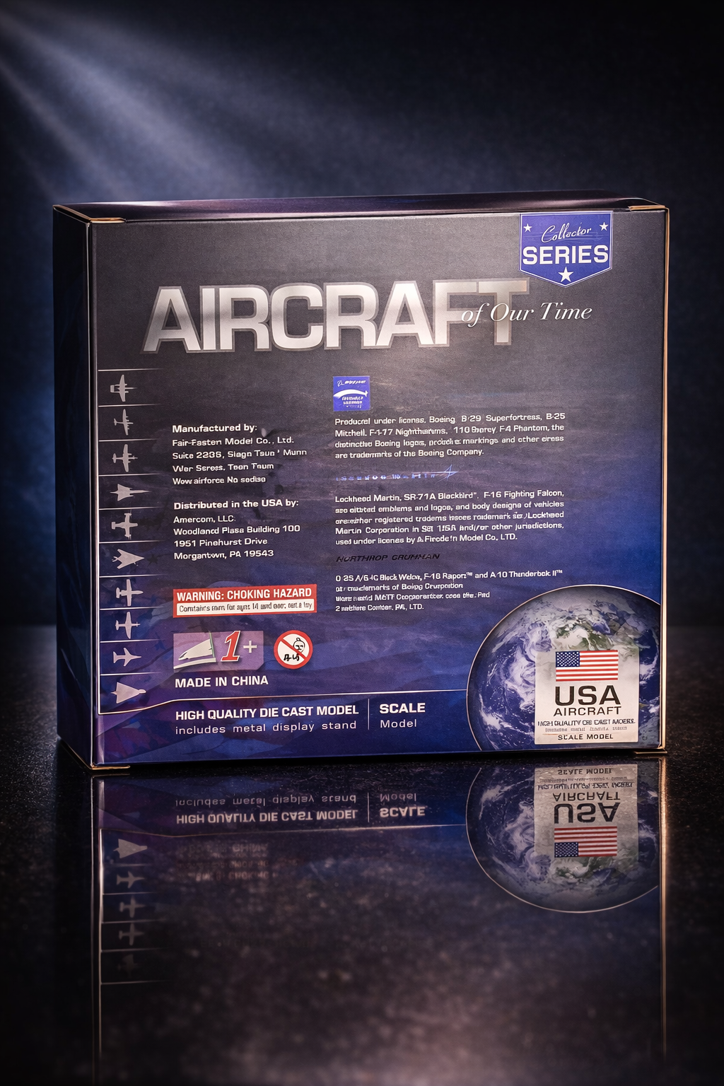 1:200 SR-71A Blackbird Diecast Model – USAF Stealth Recon Aircraft