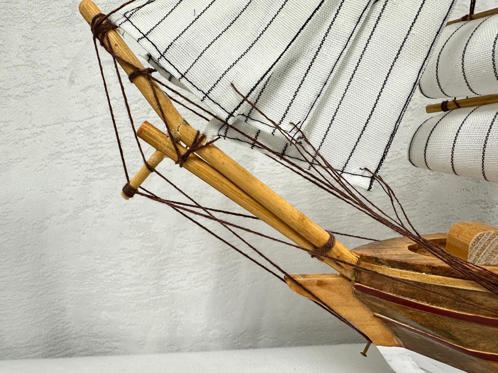 Confection Model Ship 1f With Display Stand Assembled Handmade