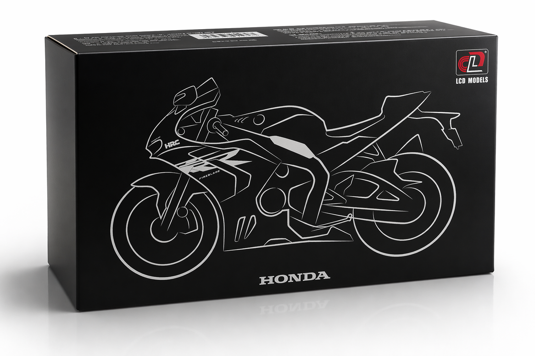LCD Models Honda CBR1000RR-R Fireblade SP Black 1:12 Scale Motorcycle Model