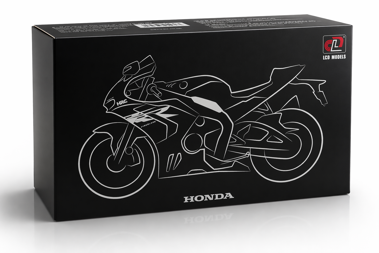 LCD Models Honda CBR1000RR-R Fireblade SP Black 1:12 Scale Motorcycle Model