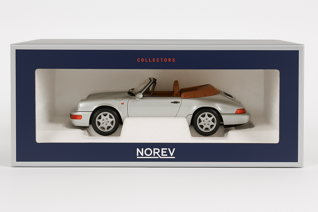 Porsche 911 (964) Carrera 2 Cabriolet (1990) – 1:18 Scale Diecast Model by Norev - Chame LTD