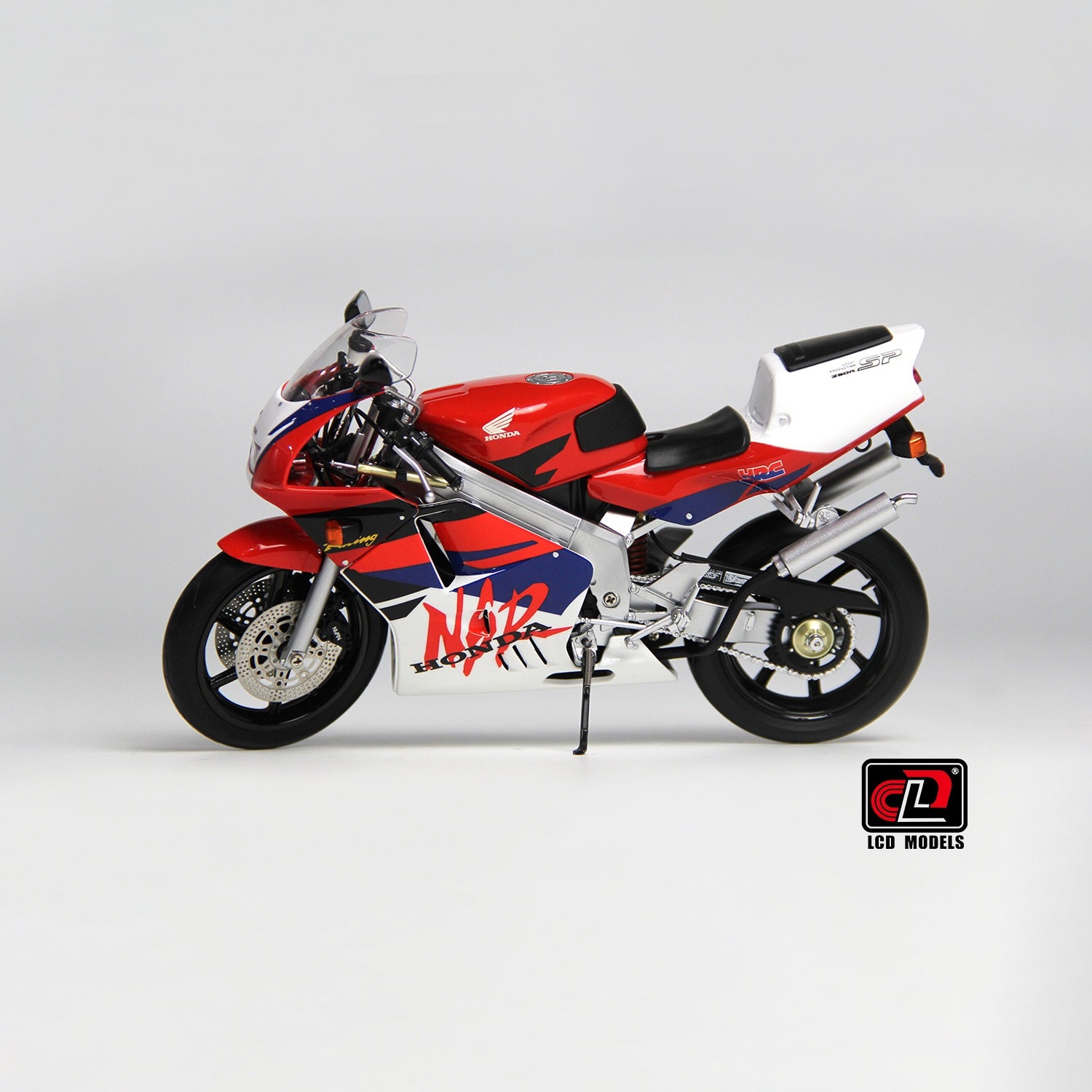 LCD Model Honda NSR250R SP Motorcycle Diecast 1:12 Scale Red