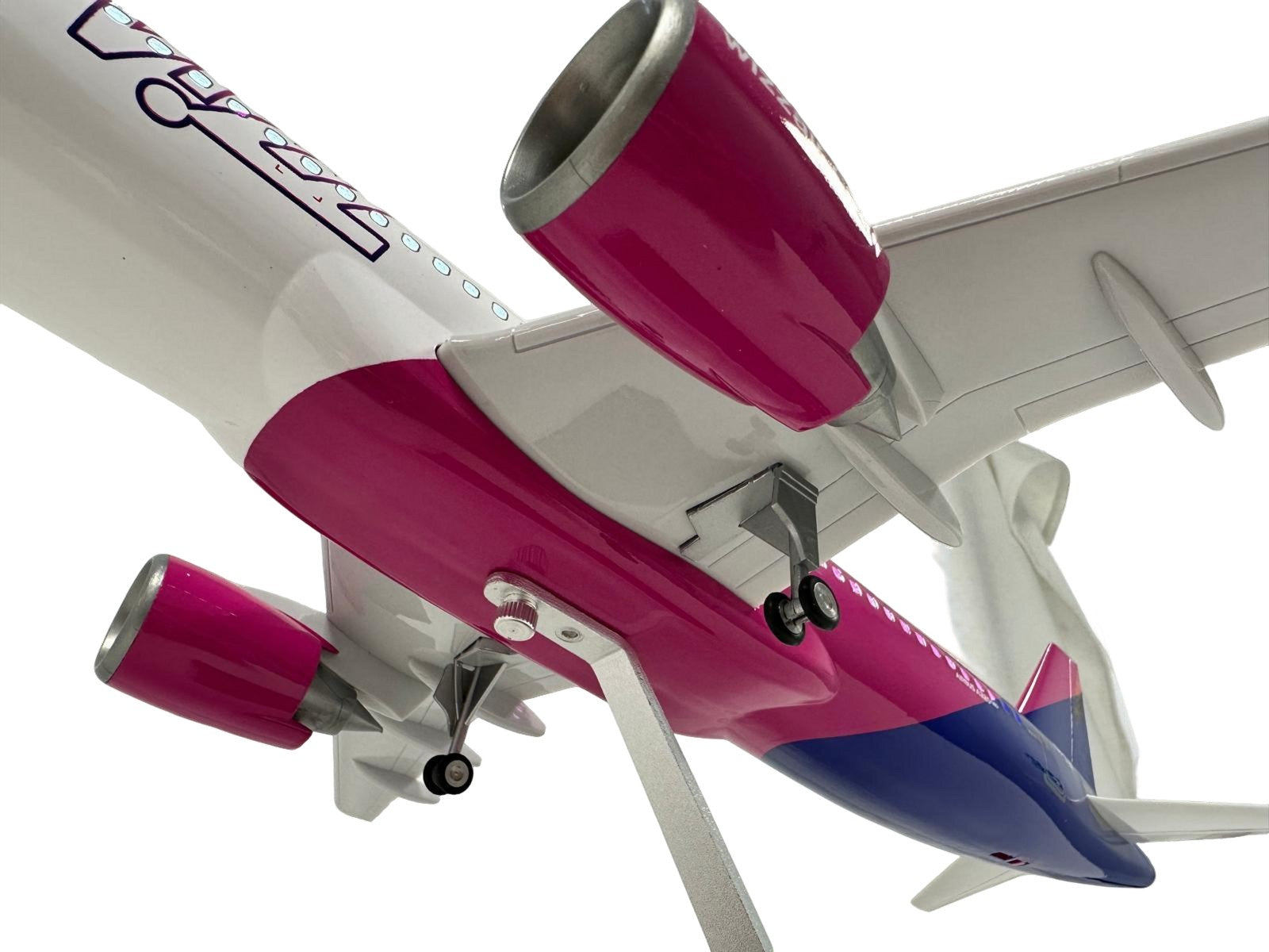 Model Plane Aircraft Wizz Air Large Scale Premium Airplane Lights Gift Decor - Chame LTD