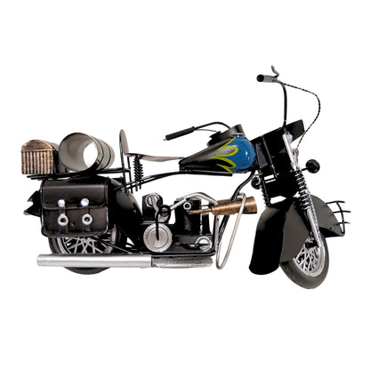 Large Assembled Motorcycle Model | Vintage Motorbike Display Piece | Home or Office