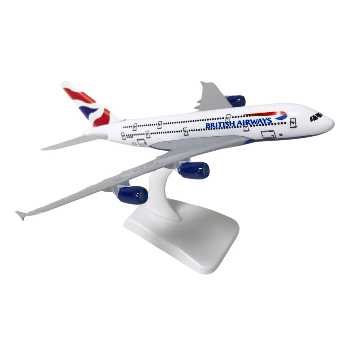 Mini British Airways A380 Model Plane – 21 x 18cm - Chame LTD